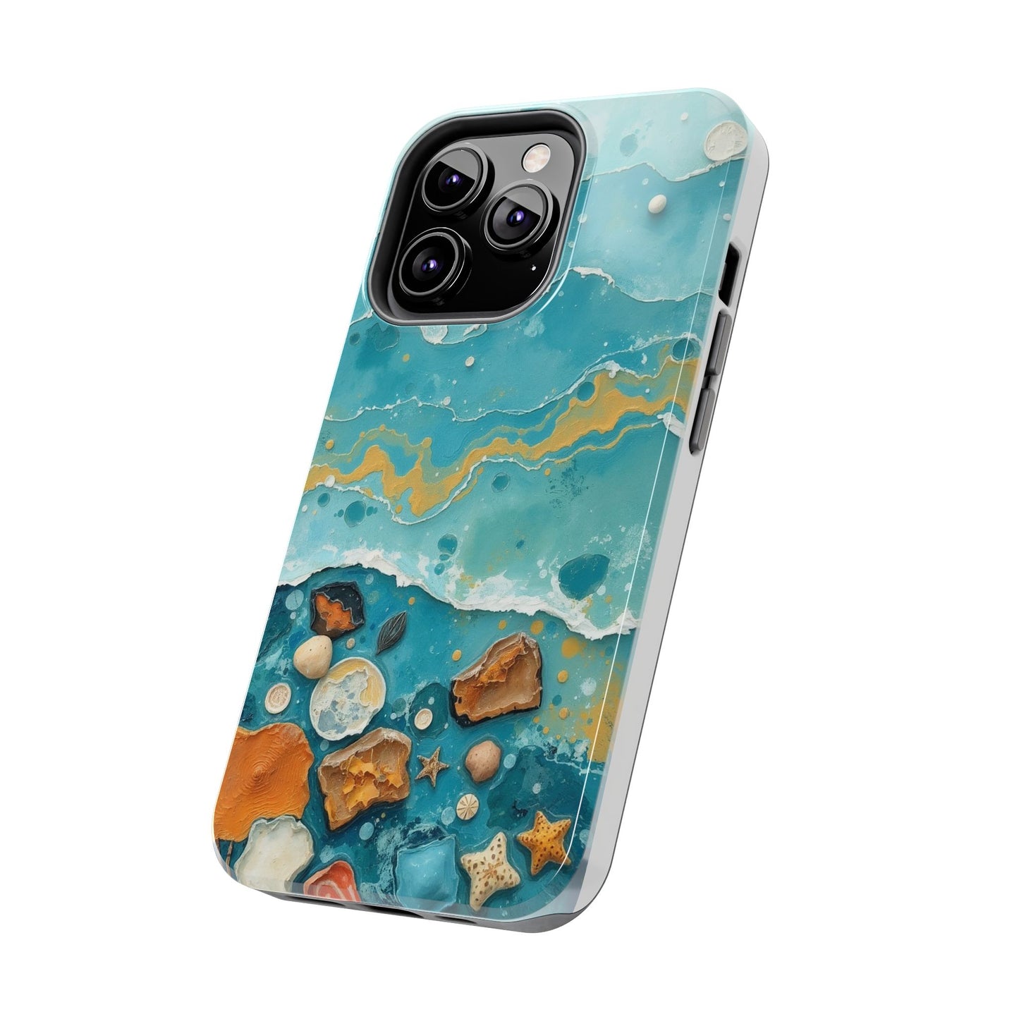 Ocean-Inspired Tough Phone Cases - Coastal Beach Vibe, Easy Accessory for Beach Lovers