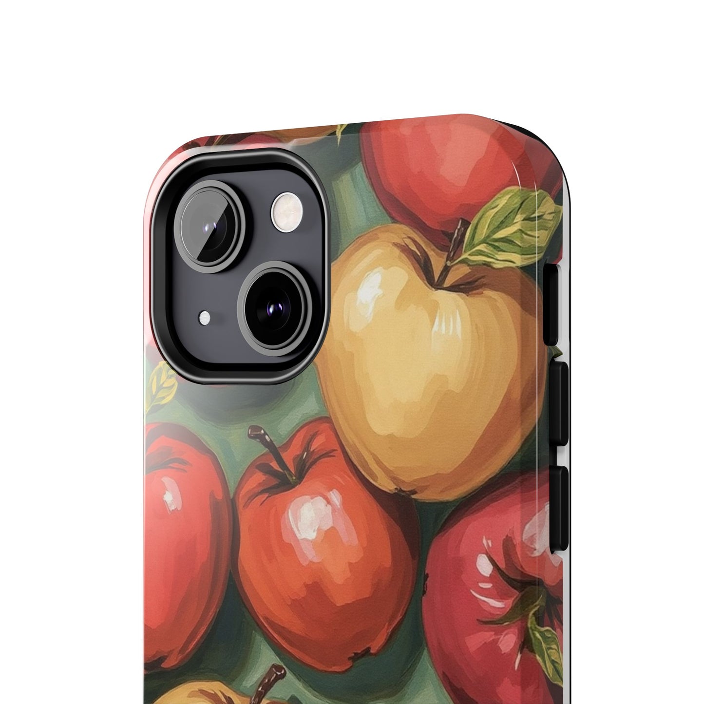 Colorful Painted Apples Art Tough Phone Case - Durable & Stylish Protection - for iPhone