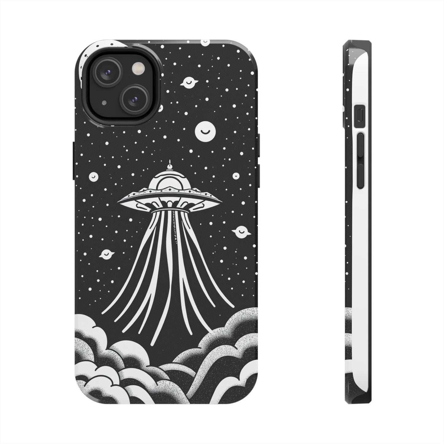 Galaxy UFO Tough Phone Case - Durable Protection with Unique Space Design