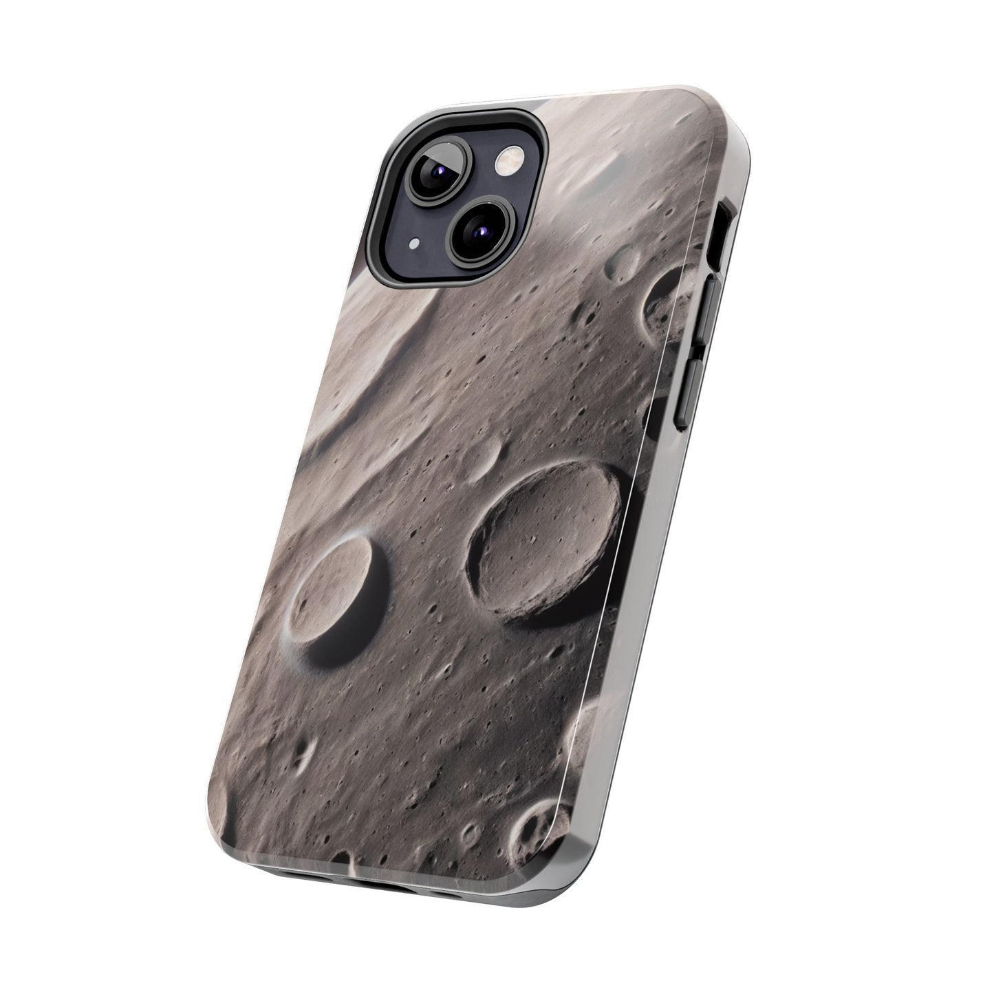 Celestial Moon Surface Tough Phone Case | Durable Space-Themed Design - for iPhone