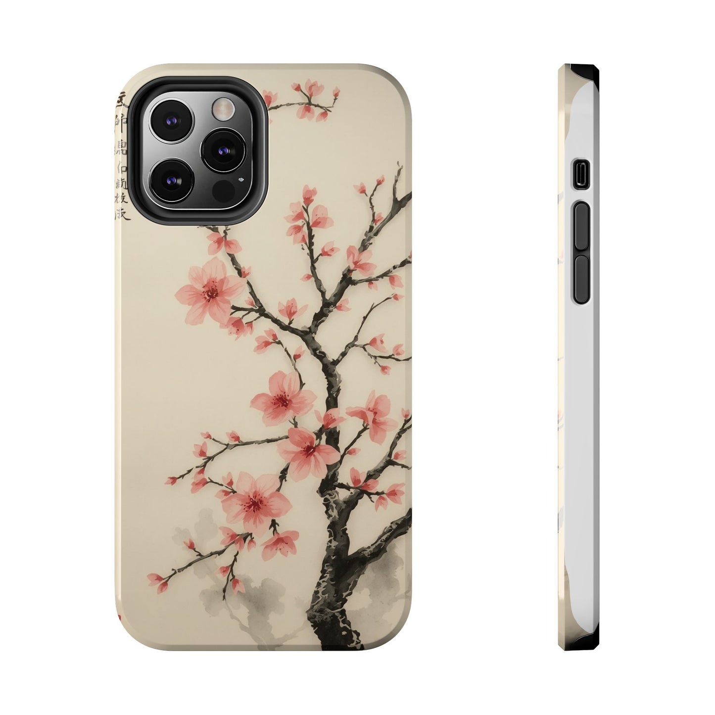 Cherry Blossom Tough Phone Case - Stylish Protection for Nature Lovers