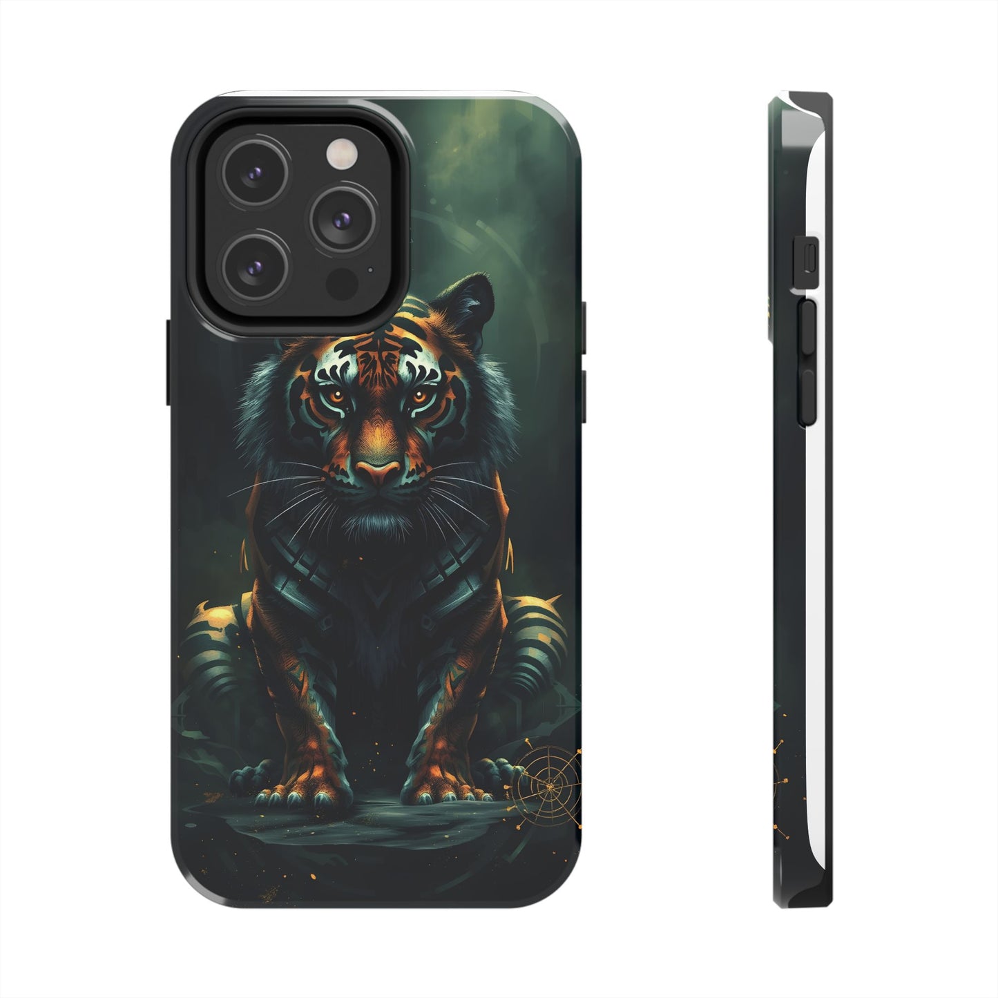 Fierce Mystical Tiger Tough Phone Case | Durable Protection for Nature Lovers - for iPhone