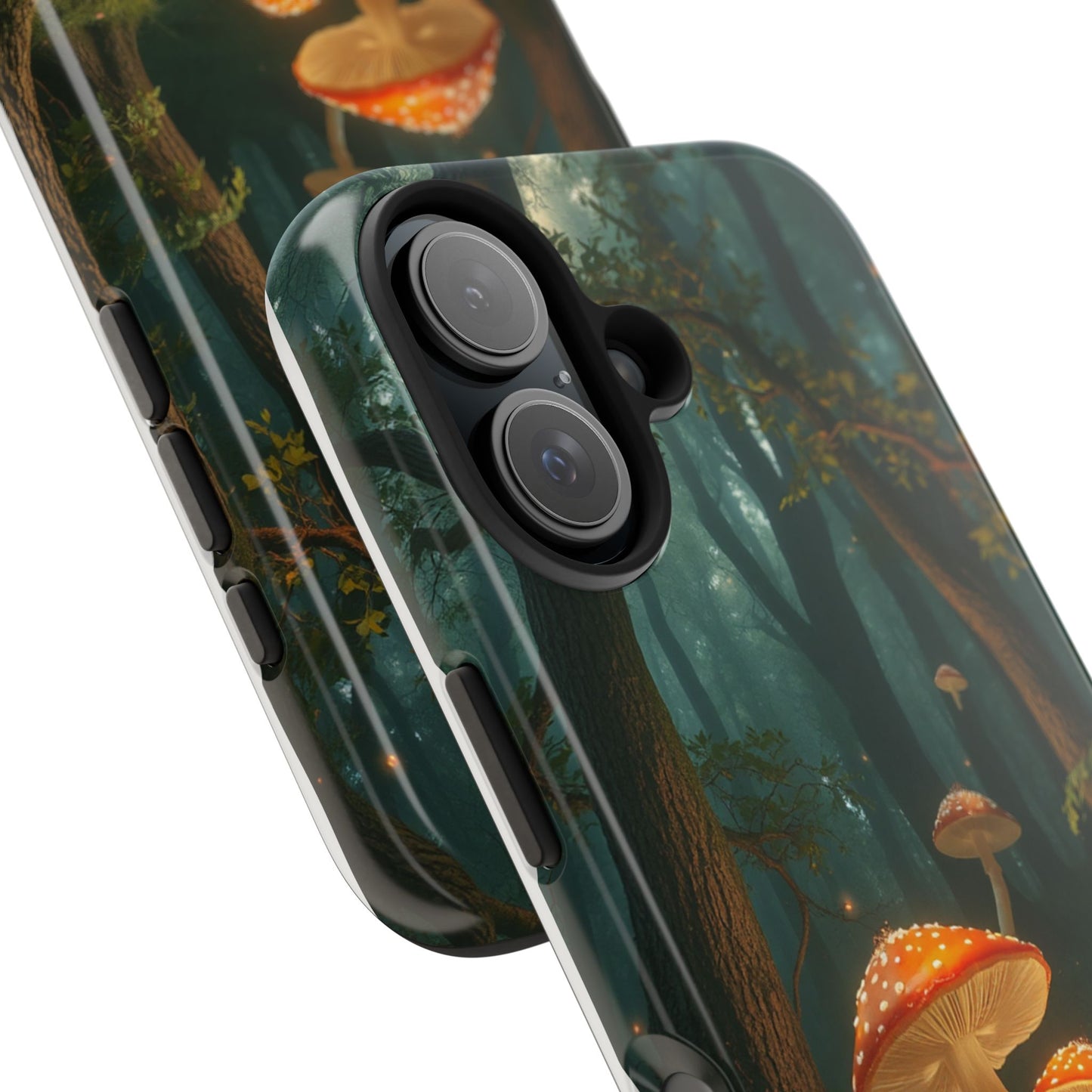 Whimsical Mushroom Tough Phone Case - Forest Fantasy Design