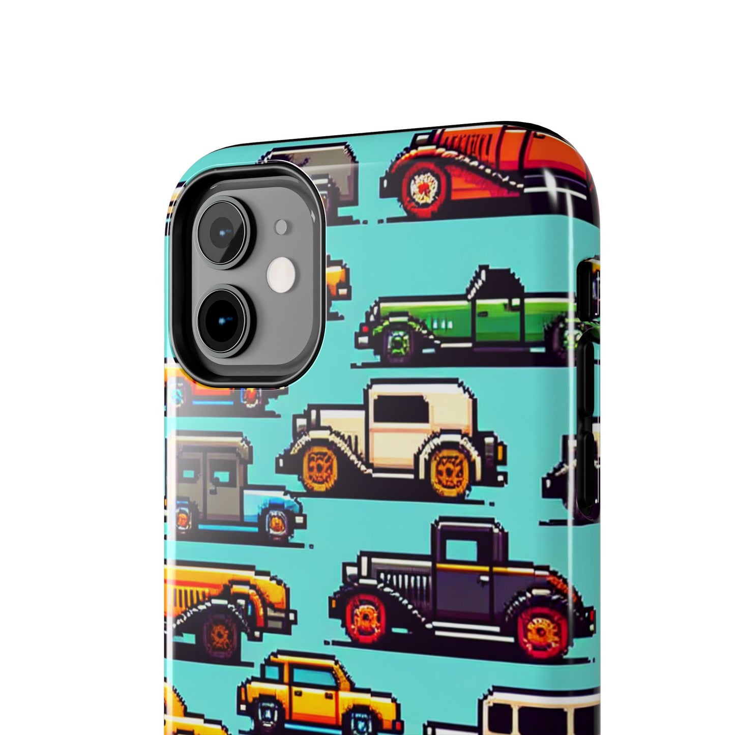 Retro Car Pixel Art Tough Phone Case - Durable & Stylish Protection - for iPhone