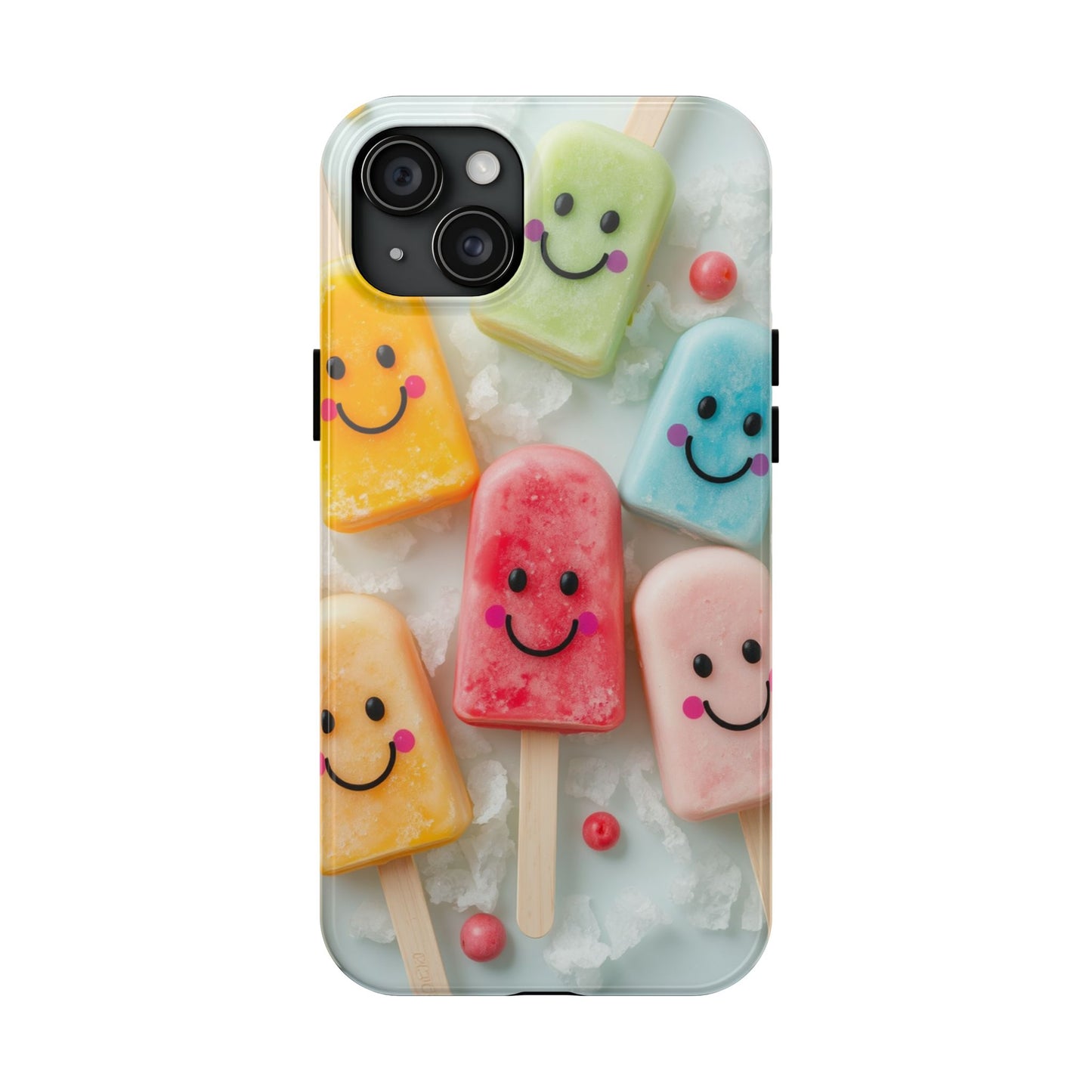 Cute Smile Popsicle Tough Phone Case - Fun Protection for Your Device