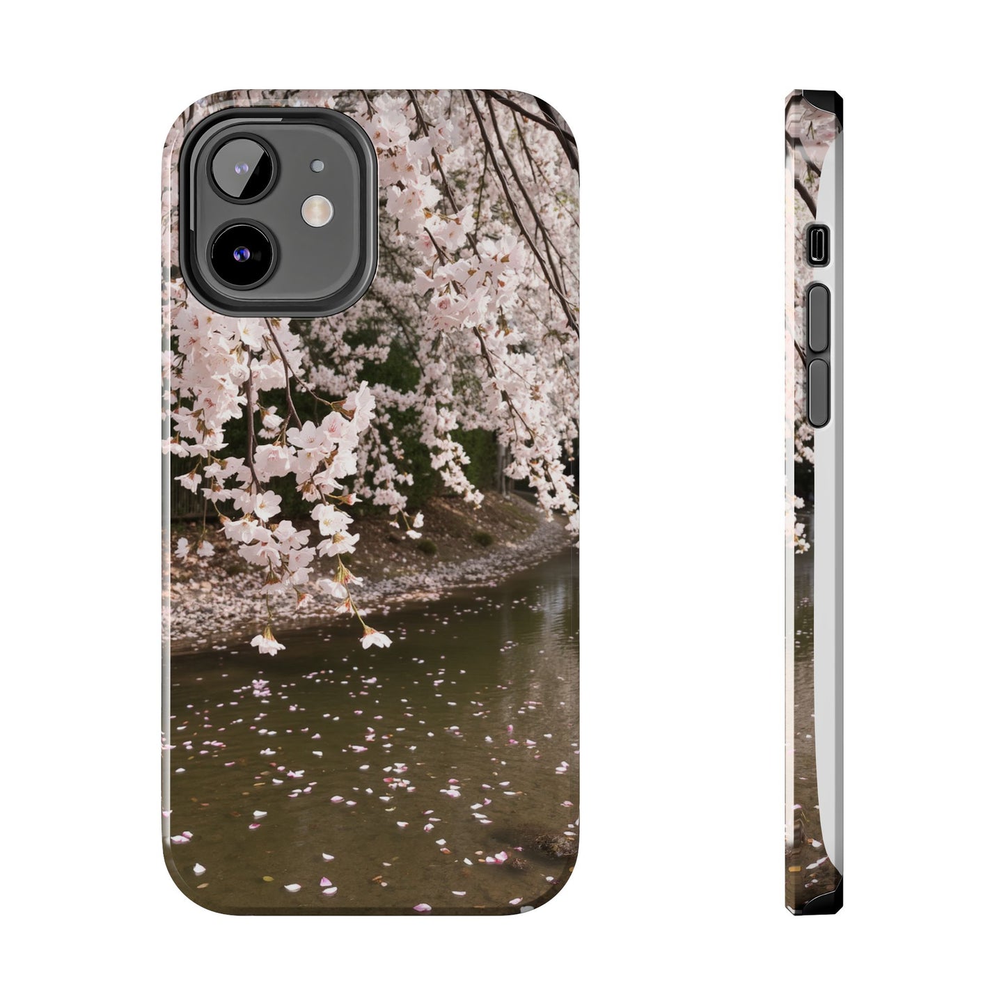 Cherry Blossom Tough Phone Cases - Durable Protection with Floral Serenity