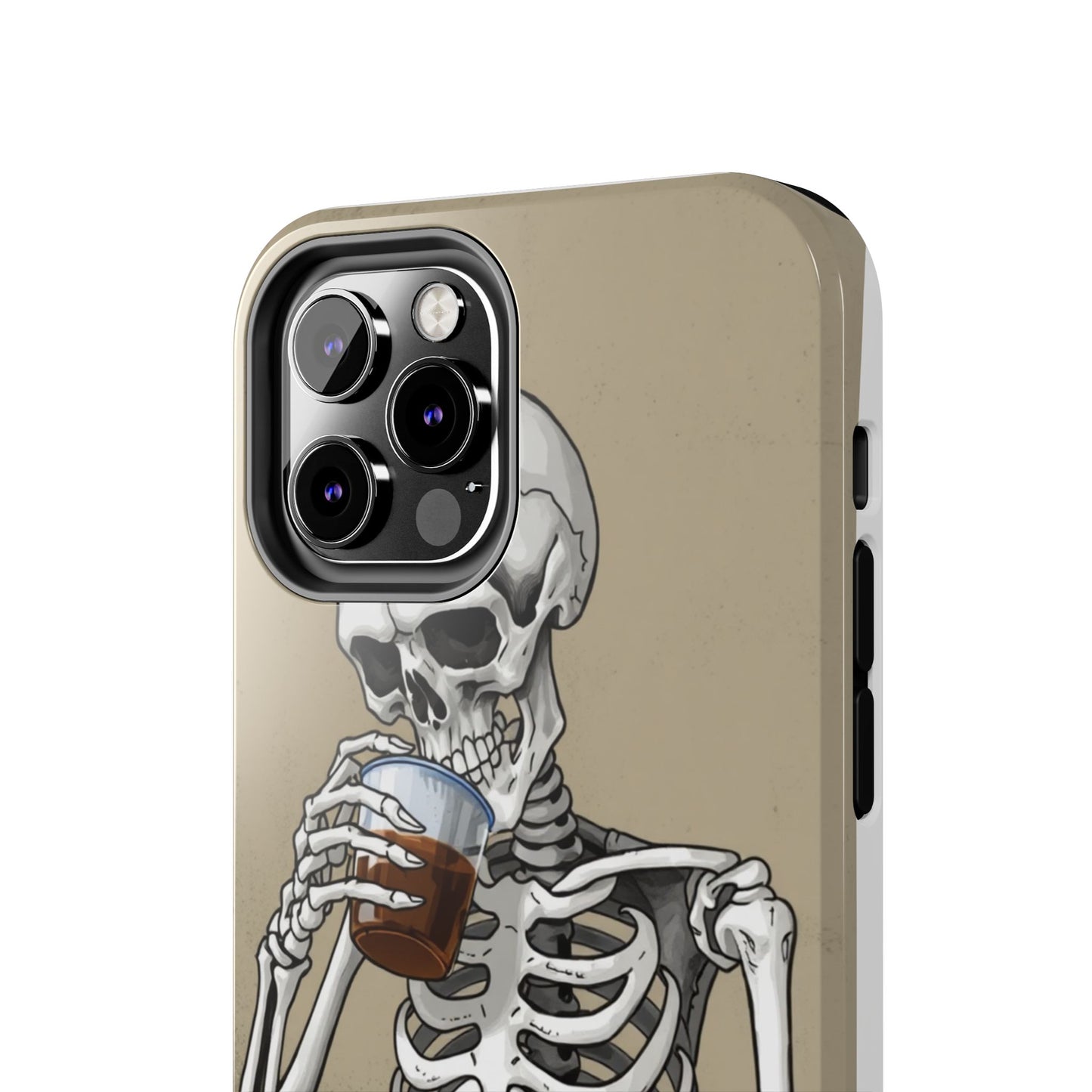Funny Skeleton Phone Case - 'Same Soul, Different Day' Tough Cover
