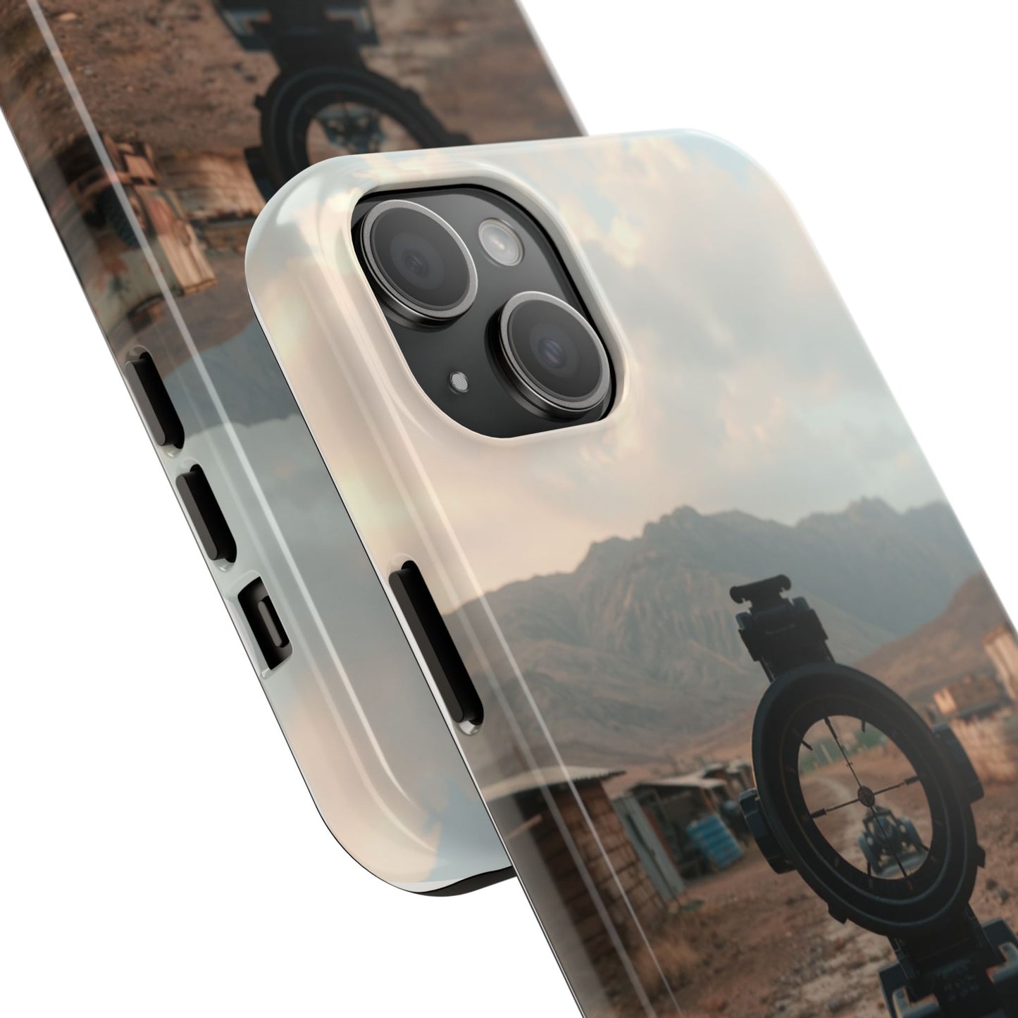 Tough Phone Case - Military Inspired Design with Sniper Scope