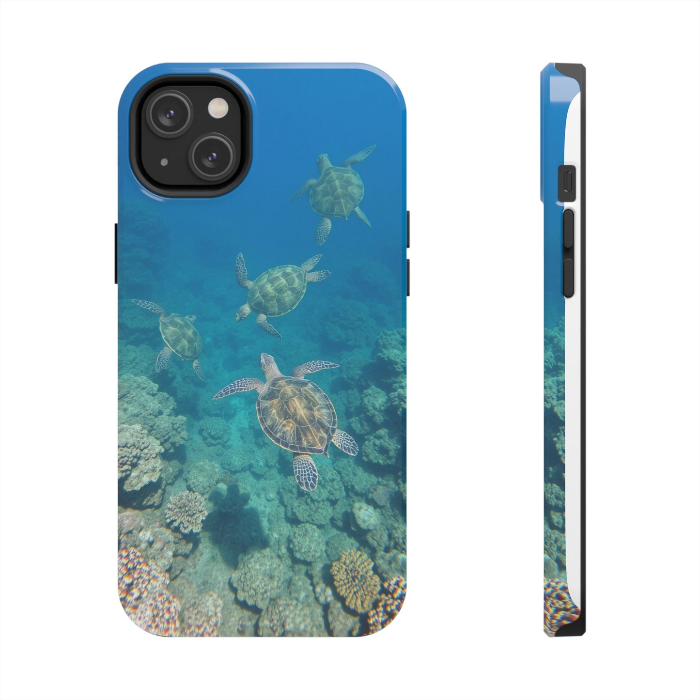 Ocean Turtle Tough Phone Cases - Durable Protection with Marine Art