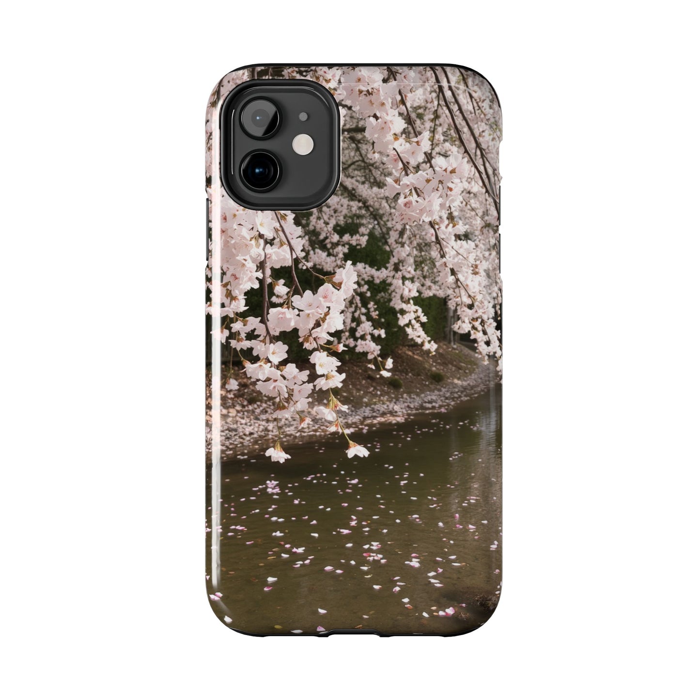 Cherry Blossom Tough Phone Cases - Durable Protection with Floral Serenity