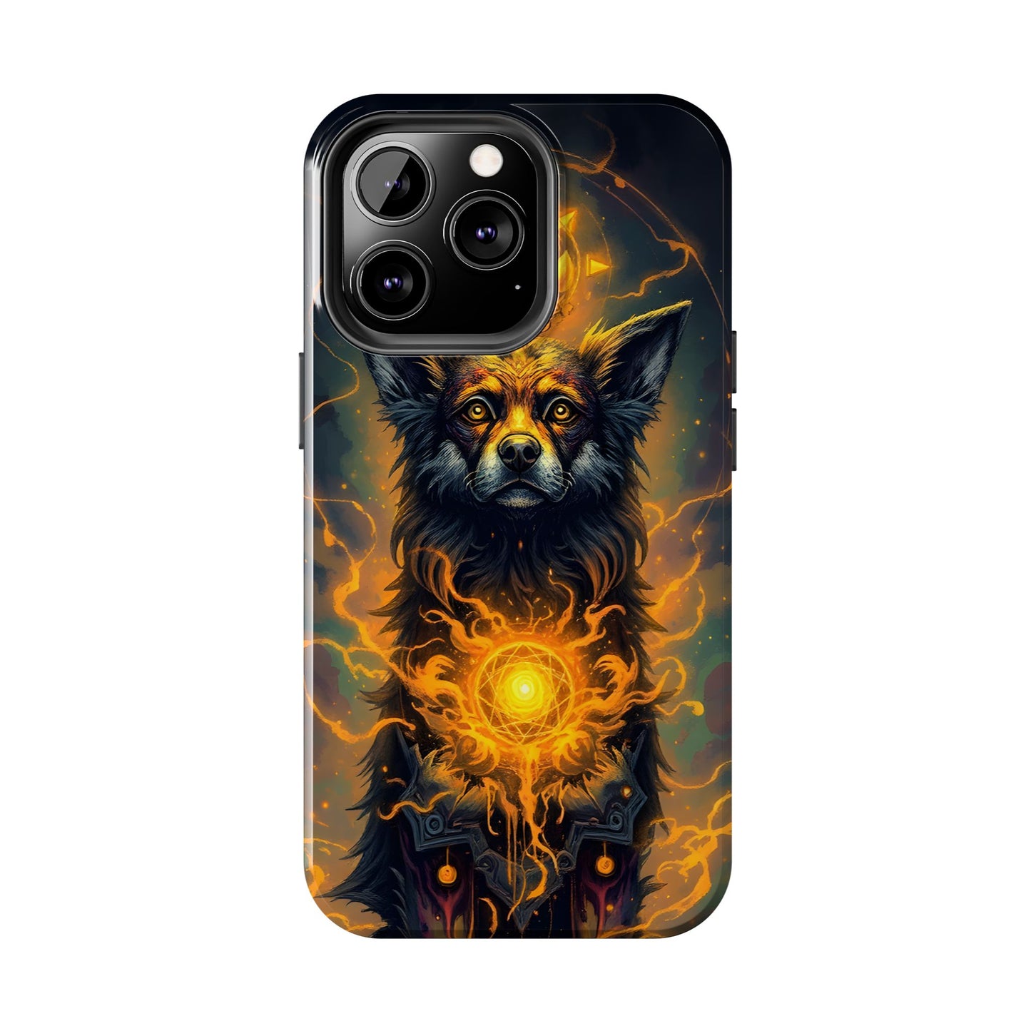 Mystical Dog of Light - Tough Phone Case - Durable Protection with Inspired Artwork - for iPhone