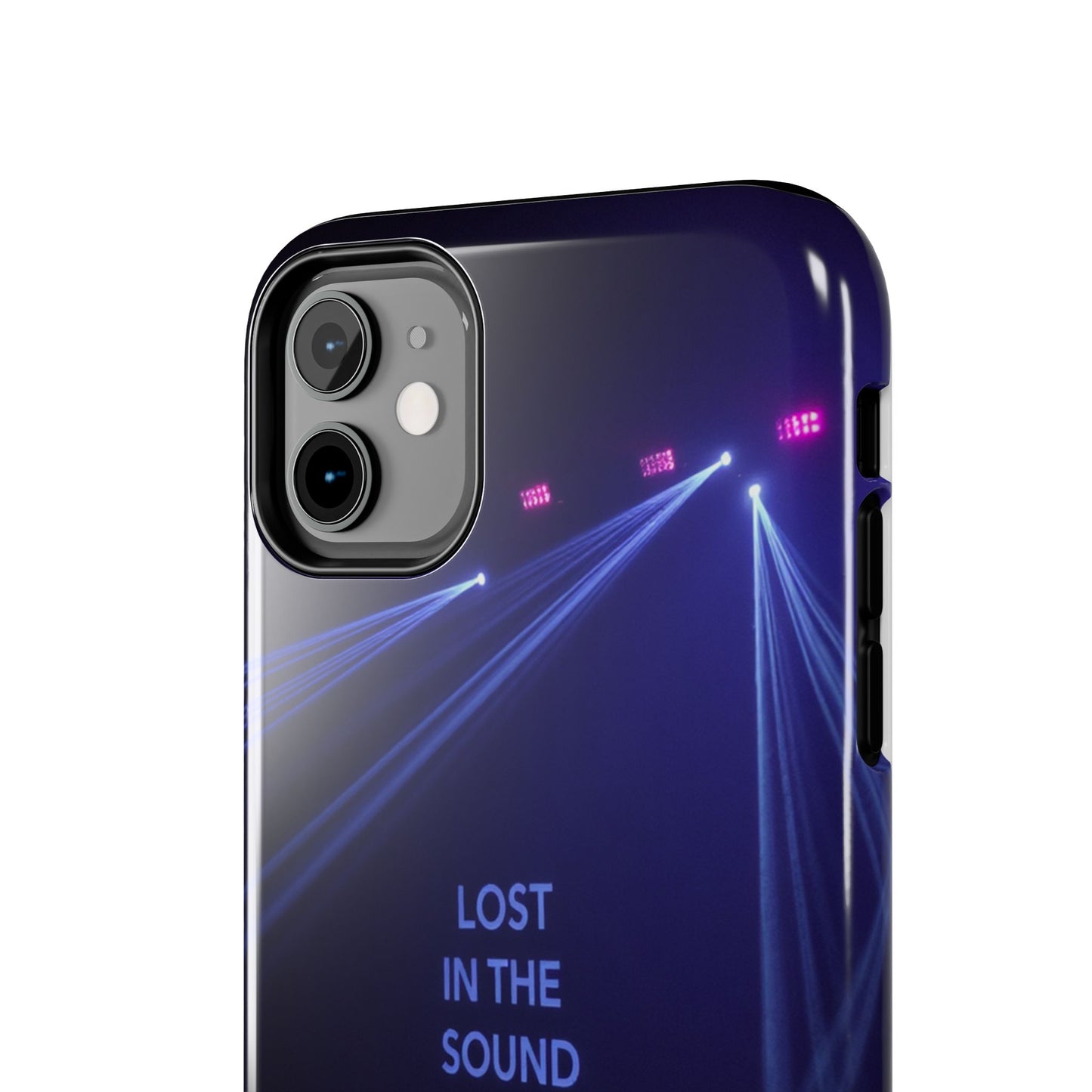 Vibrant Tough Phone Case - 'Lost in the Sound' Design for Music Lovers