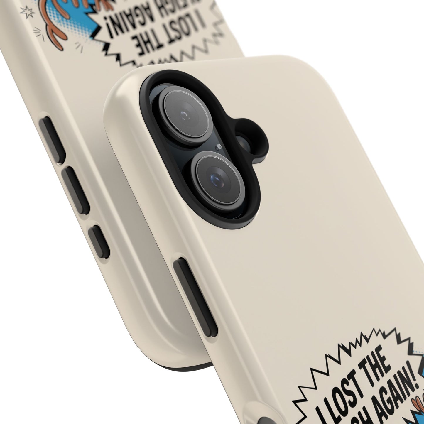 Festive Phone Case: "I Lost the Sleigh Again!" for iPhone