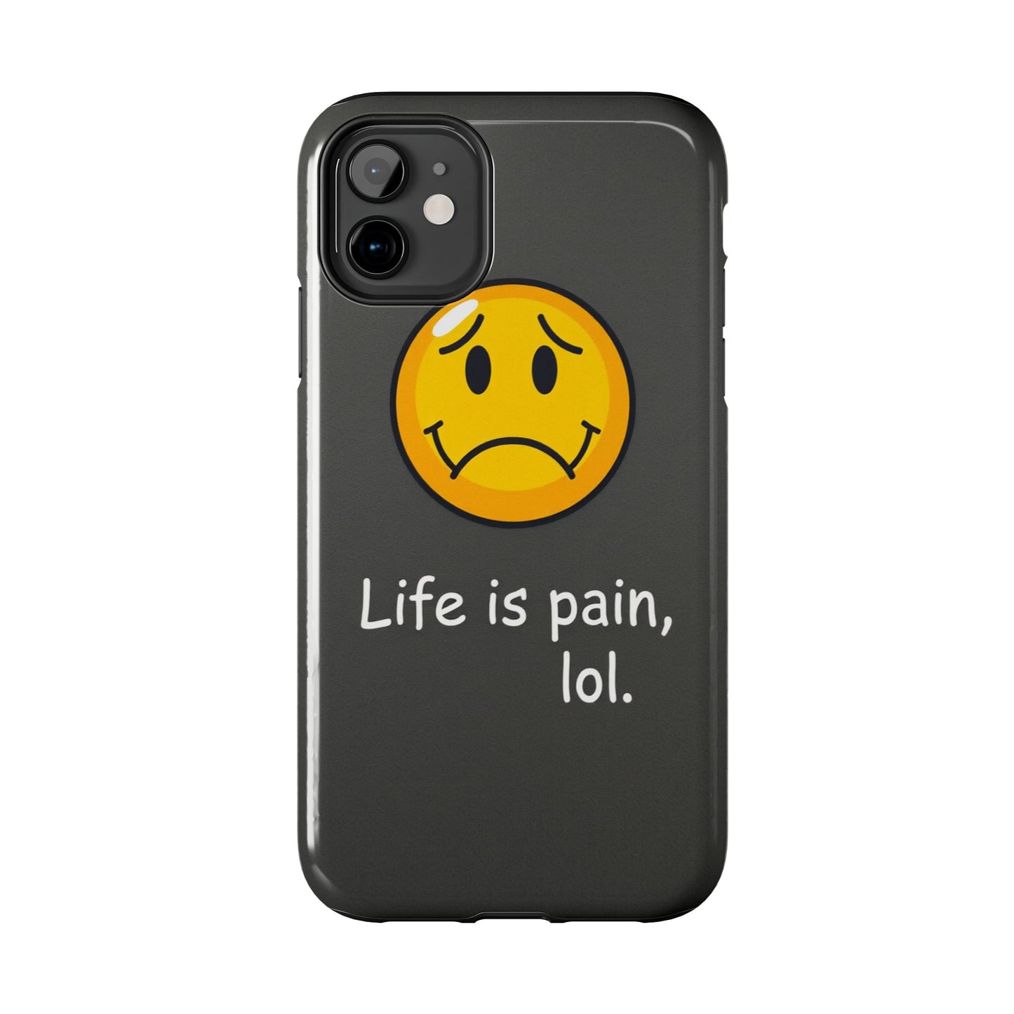Life is Pain Tough Phone Case - Trendy Design for Smartphone Protection