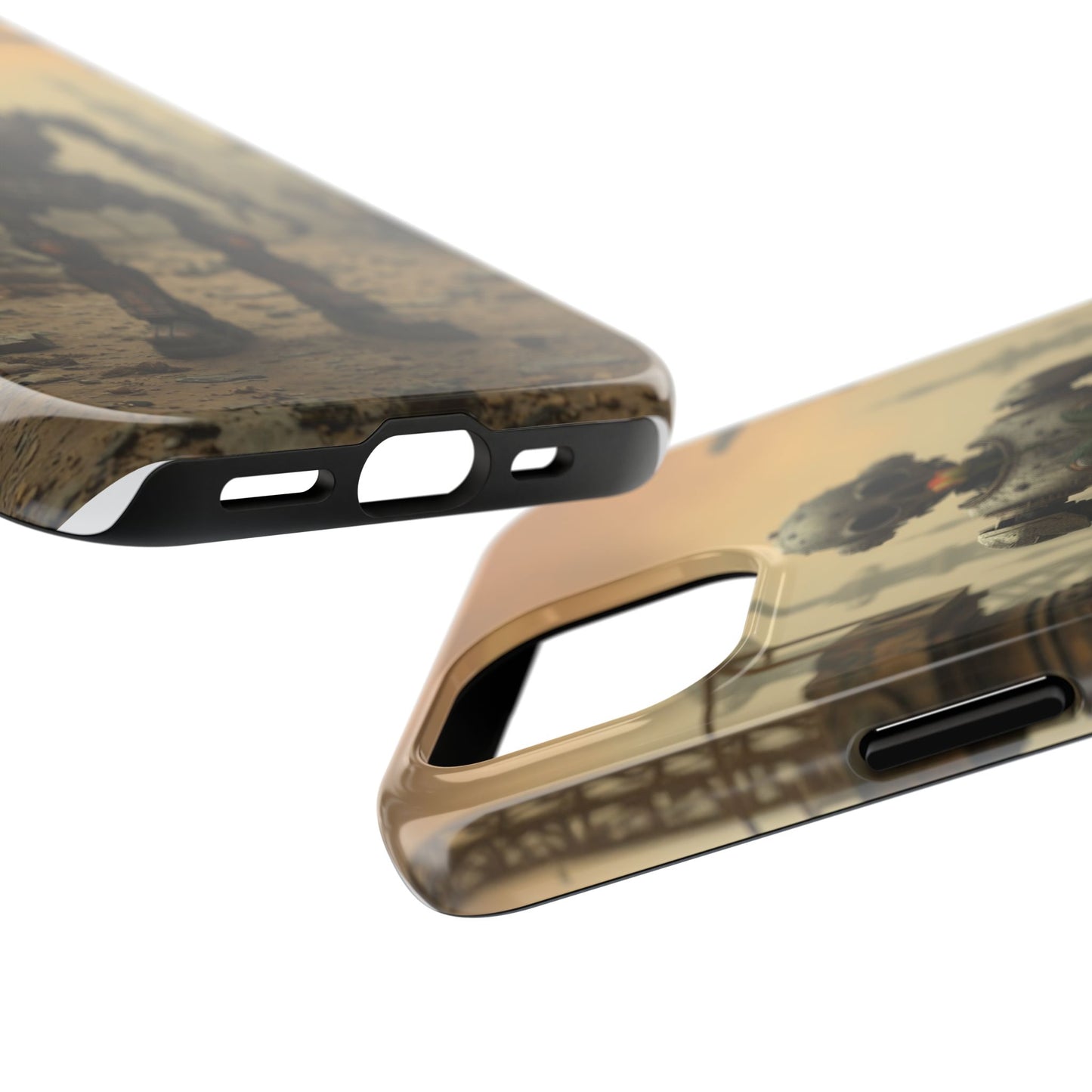 Robotic Sentinel Tough Phone Case - Durable Protector for Sci-Fi Lovers