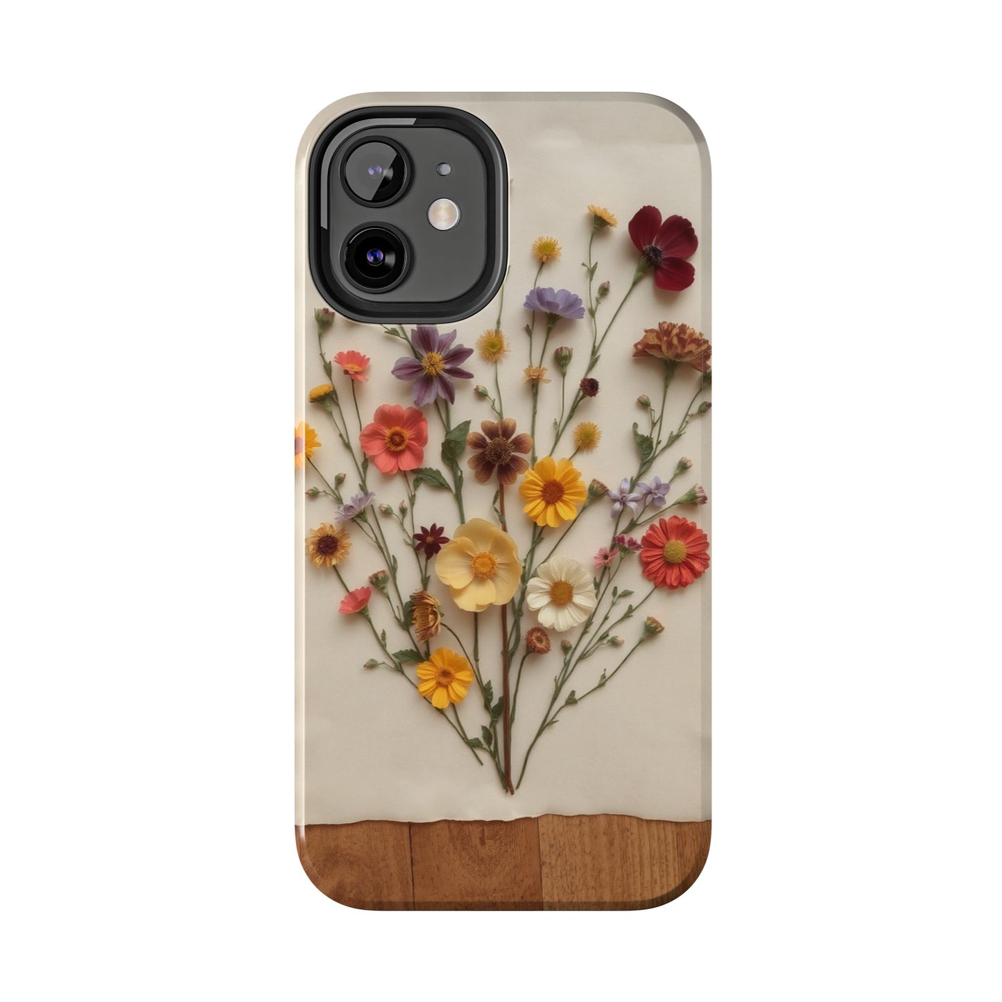 Floral Tough Phone Case - Durable Protection with Nature-Inspired Design