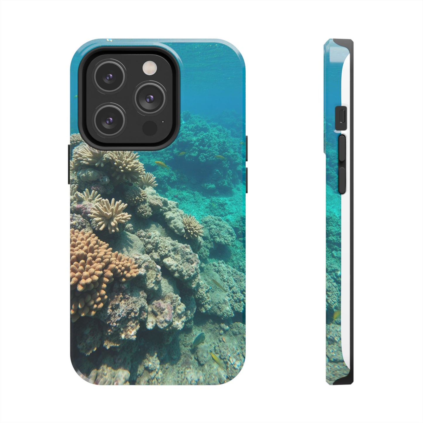 Coral Reef Tough Phone Case - Ocean Vibes Protection for Adventure Lovers