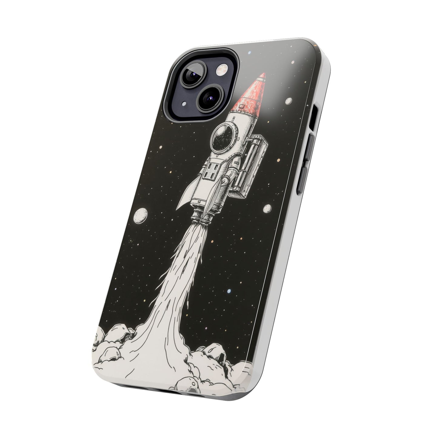 Cool Tough Phone Case for iPhone - Astro-Rocket Bond