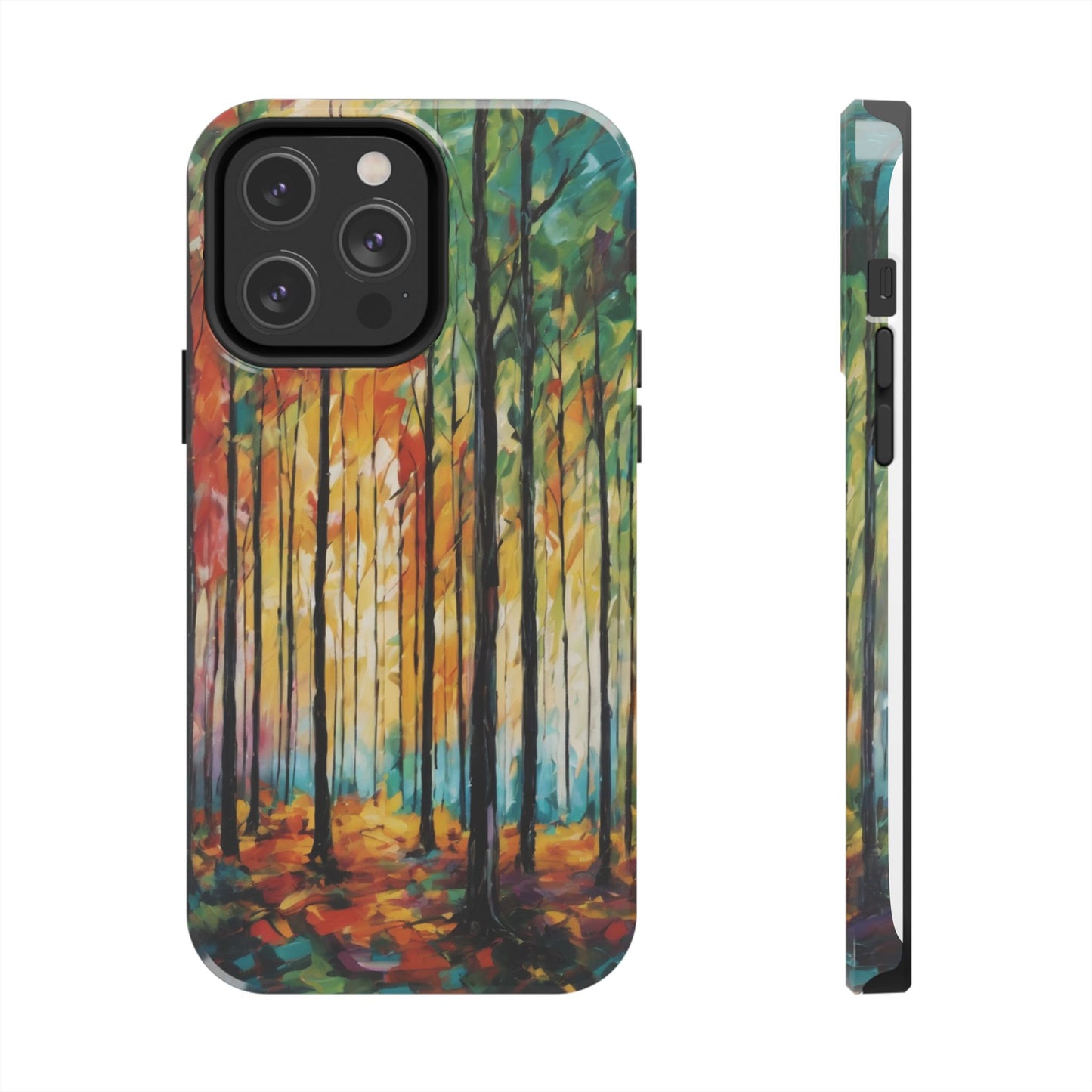 Autumn Forest Tough Phone Case - Colorful Nature Design - for iPhone