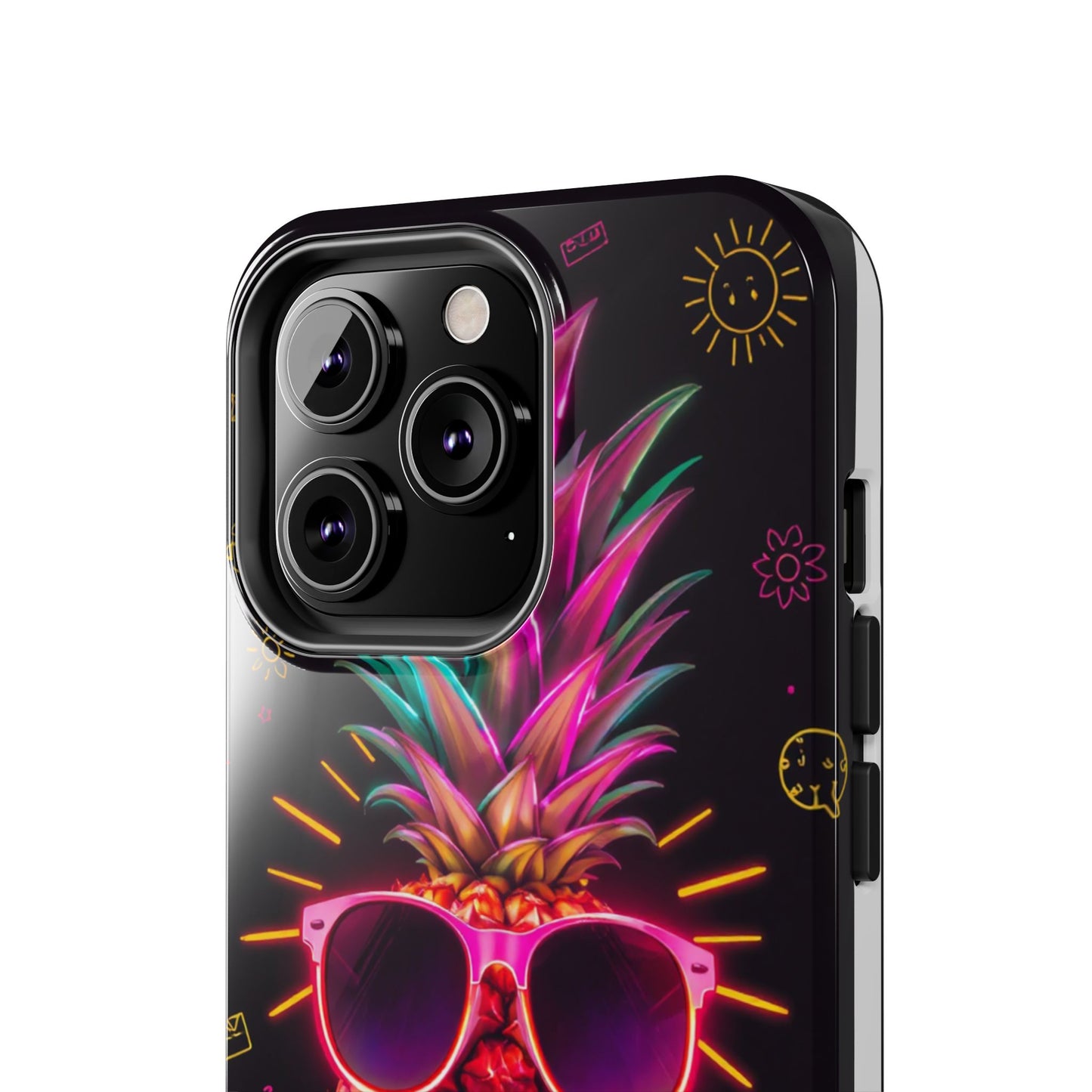 Tough Pineapple Phone Case - Cool, Vibrant Design Perfect for Summer Vibes