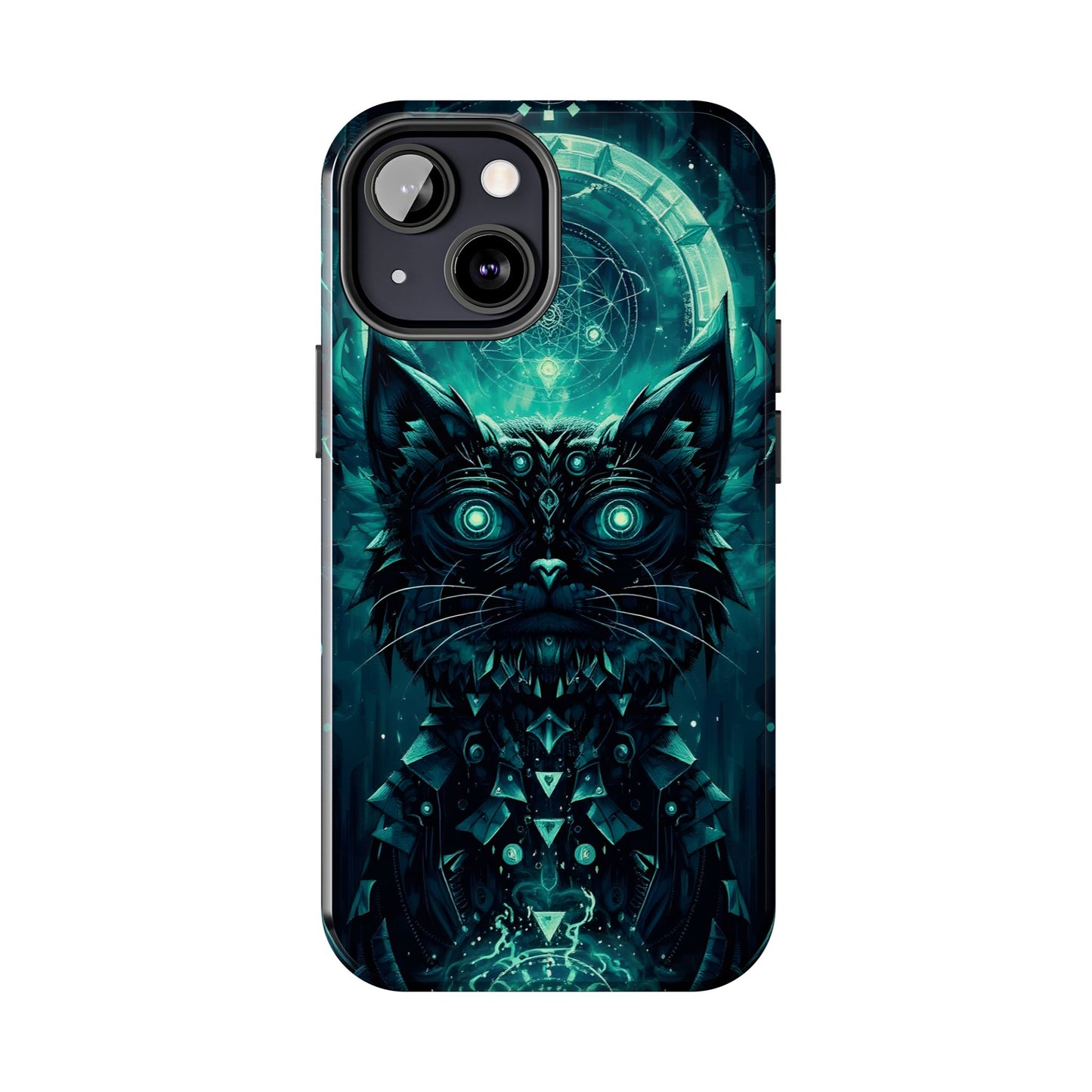 Mystical Dark Cat Phone Case - Tough Protective Cover for Cat Lovers - for iPhone