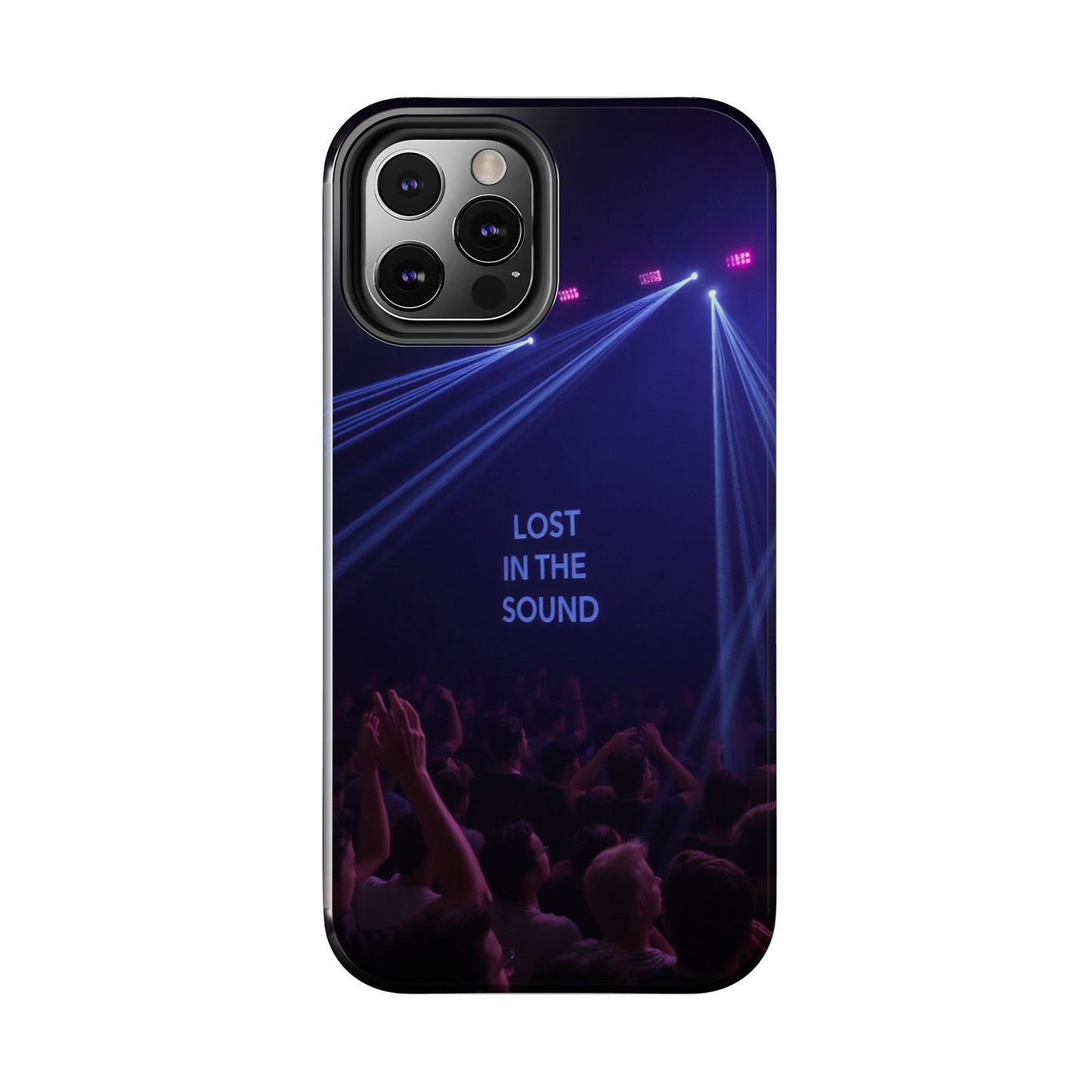 Vibrant Tough Phone Case - 'Lost in the Sound' Design for Music Lovers
