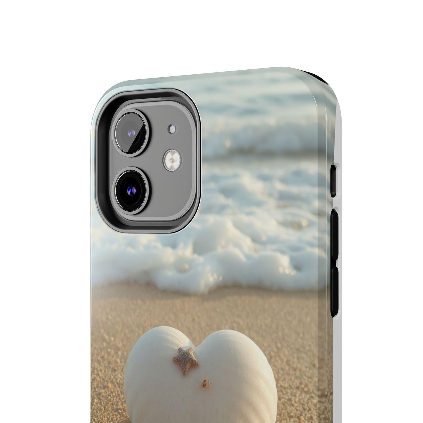 Heart Seashell Tough Phone Case for iPhone