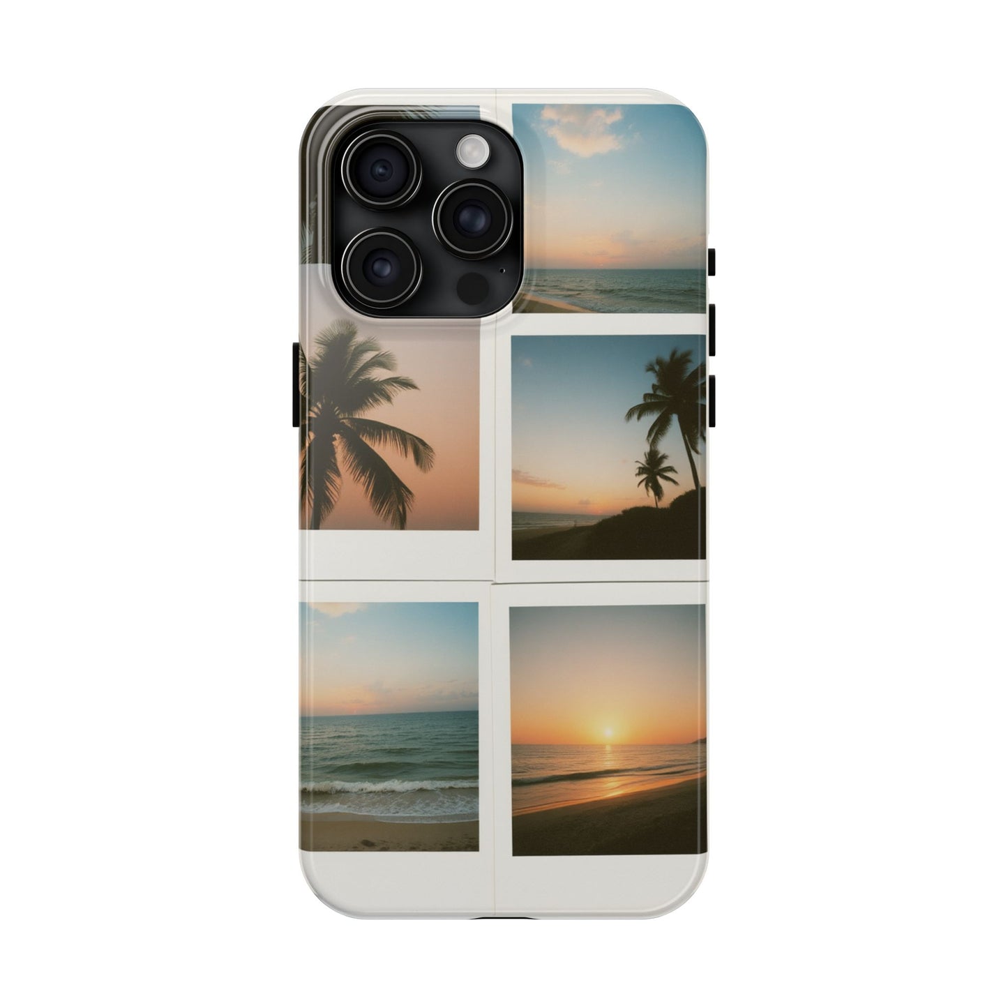 Tropical Sunset Tough Phone Case - Beach Vibes for Summer Adventures