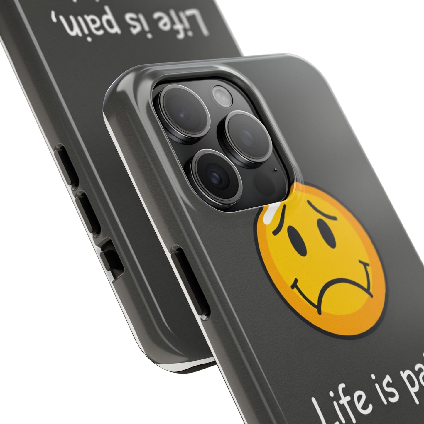 Life is Pain Tough Phone Case - Trendy Design for Smartphone Protection