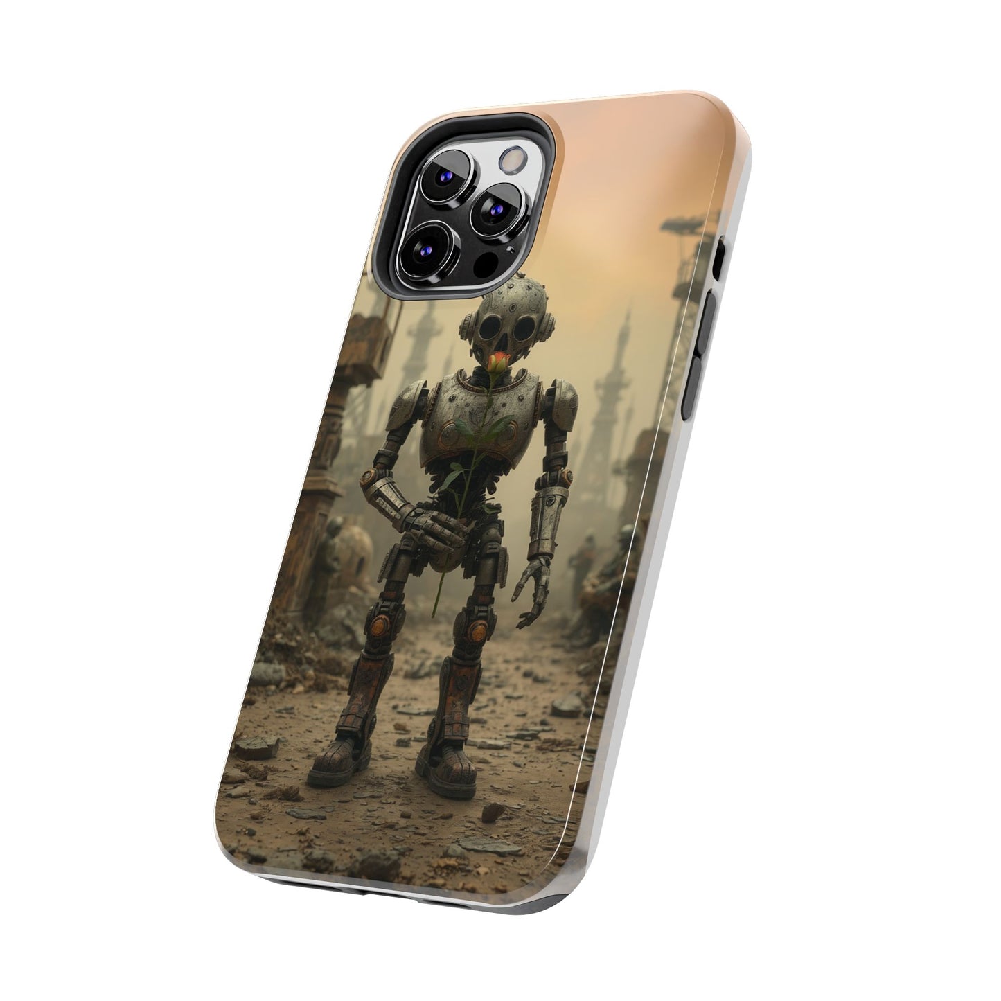 Robotic Sentinel Tough Phone Case - Durable Protector for Sci-Fi Lovers