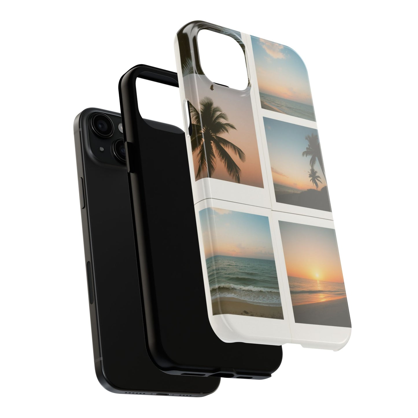 Tropical Sunset Tough Phone Case - Beach Vibes for Summer Adventures