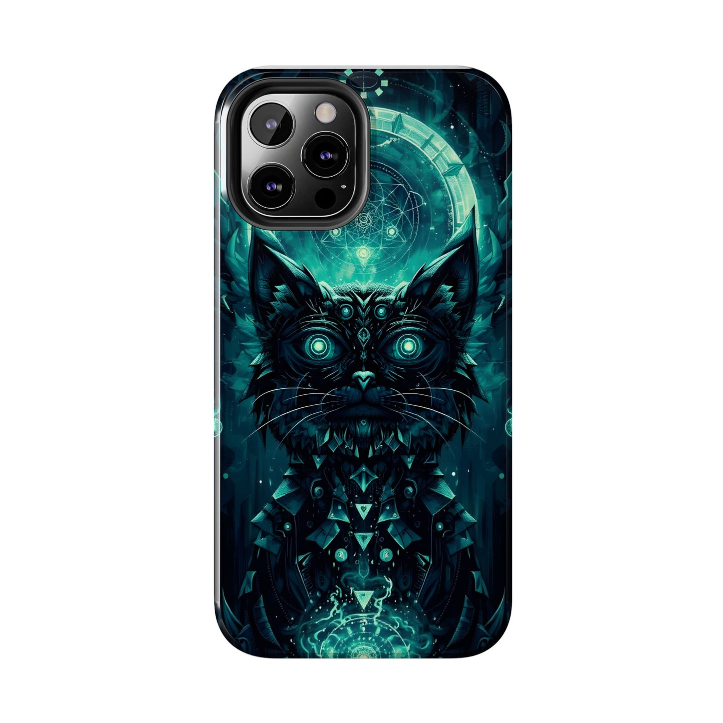 Mystical Dark Cat Phone Case - Tough Protective Cover for Cat Lovers - for iPhone