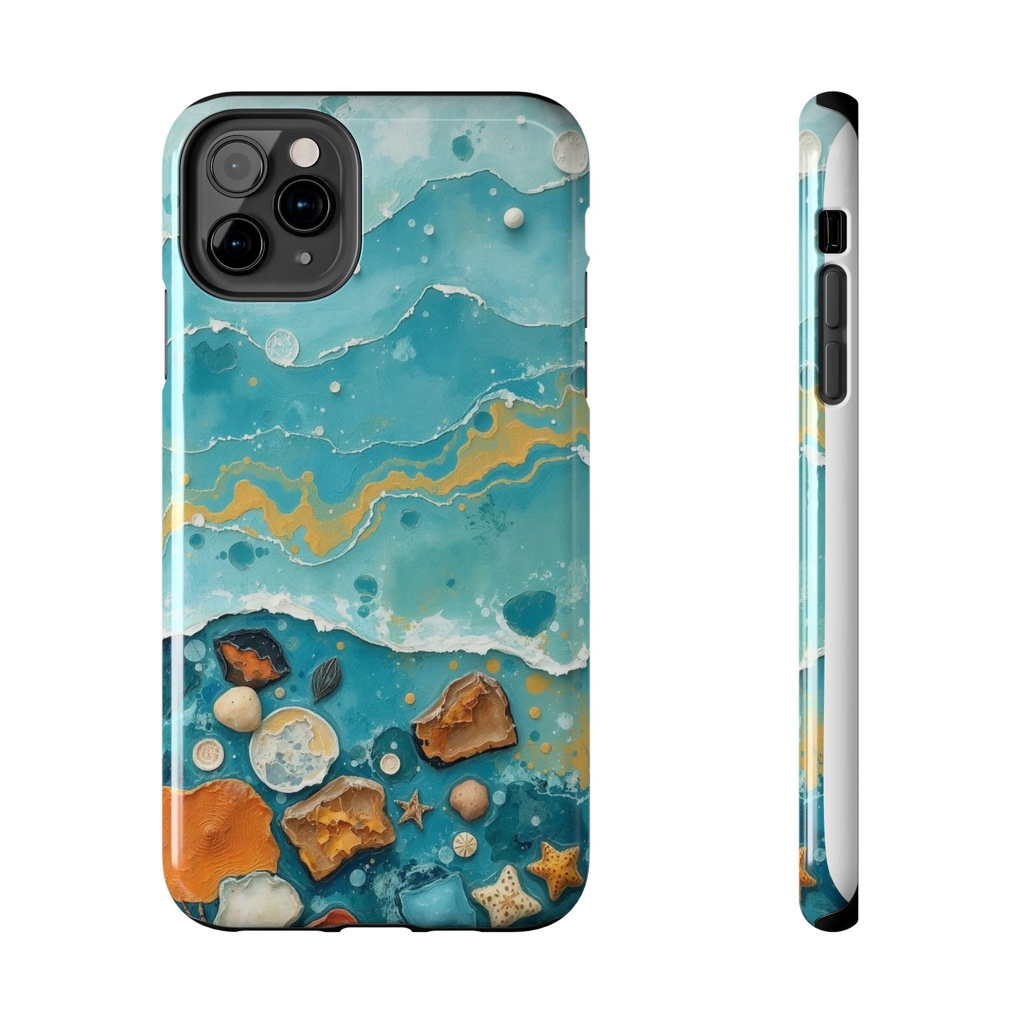 Ocean-Inspired Tough Phone Cases - Coastal Beach Vibe, Easy Accessory for Beach Lovers