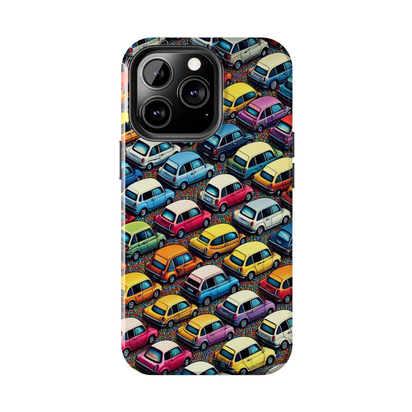 Car Phone Case - City Traffic Pattern Design - for iPhone