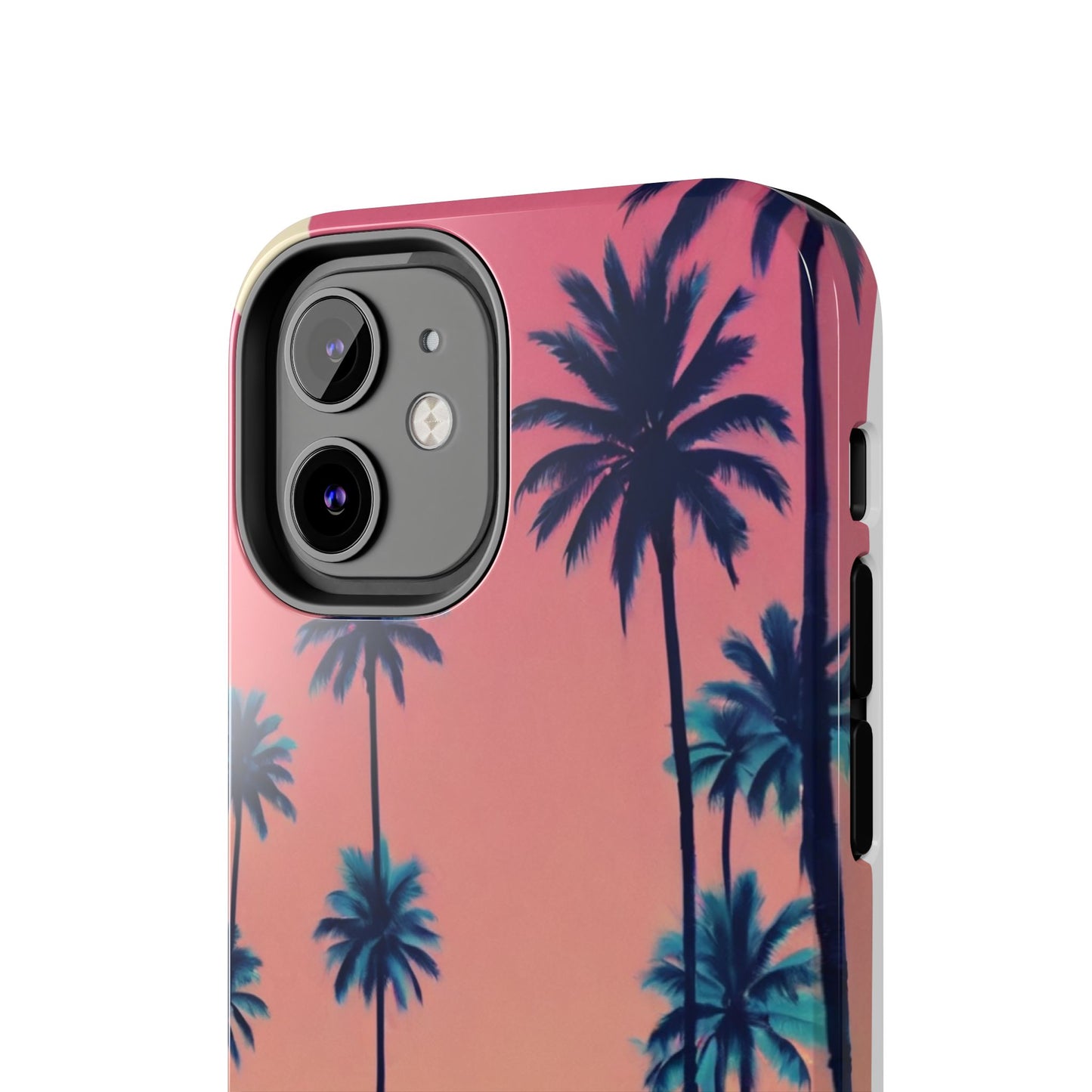 Tropical Beach Vibe Tough Phone Case - Vintage Van Design - for iPhone