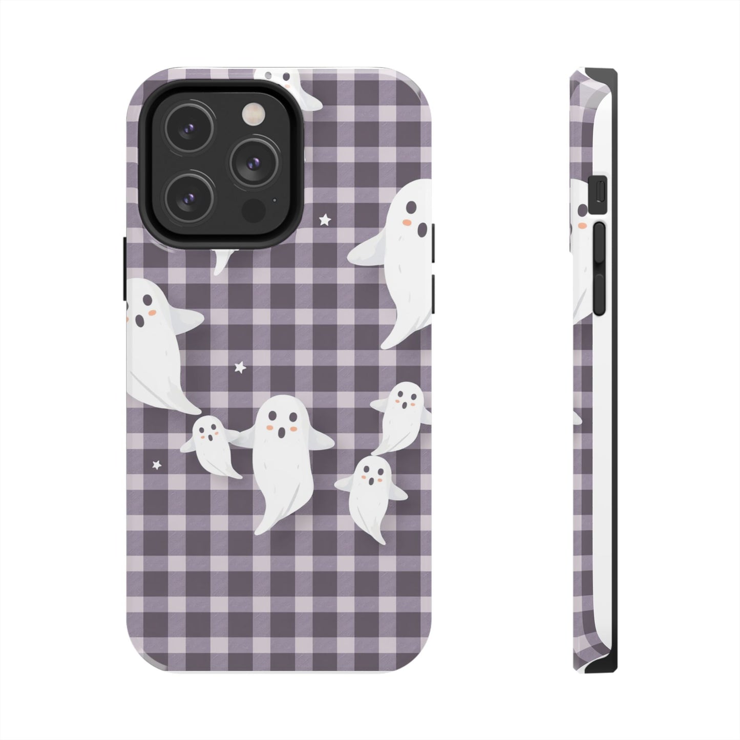 Cute Ghosts Tough Phone Case - Whimsical Halloween Design for Spooky Vibes