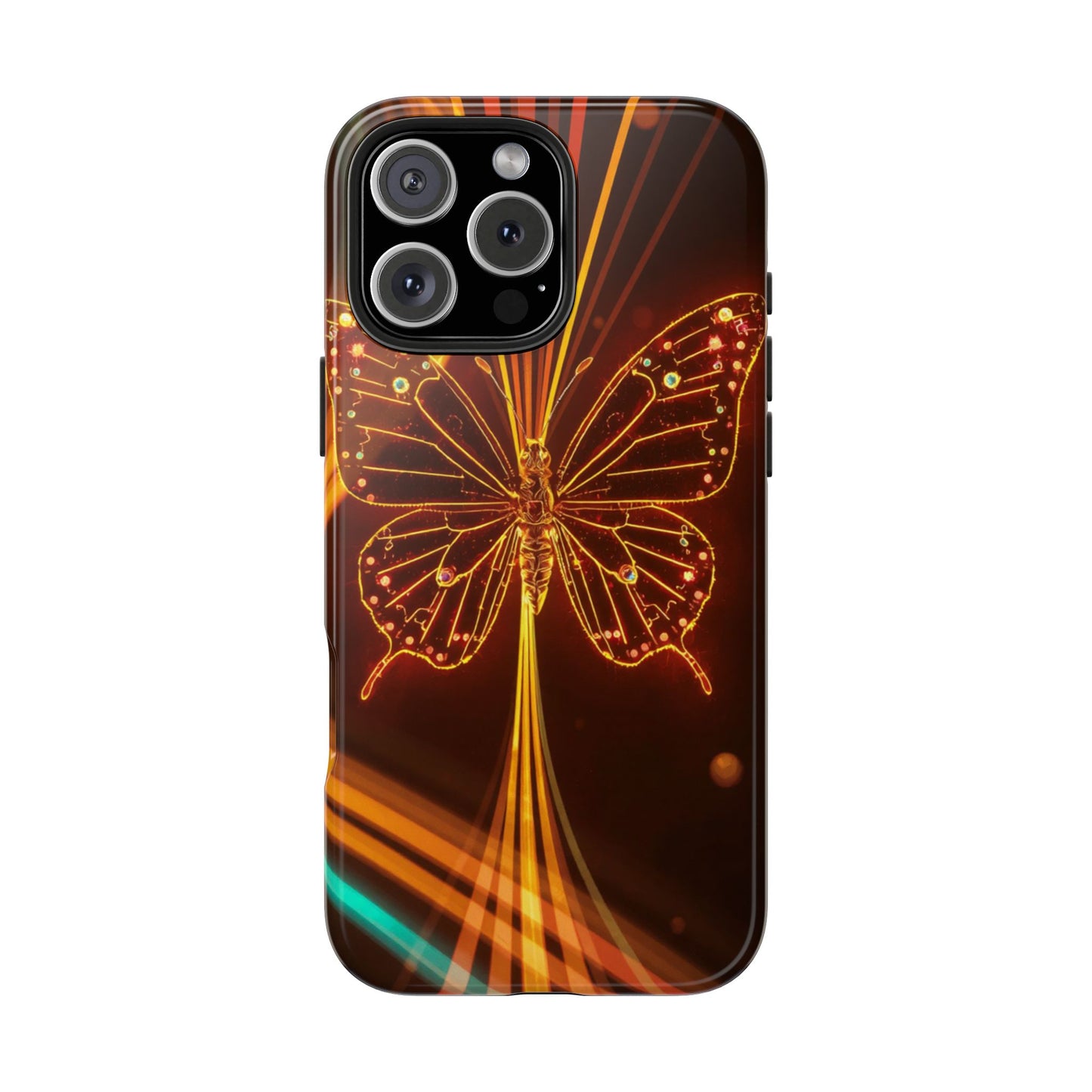 Elegant Butterfly Tough Phone Case - Stylish Protection for Nature Lovers