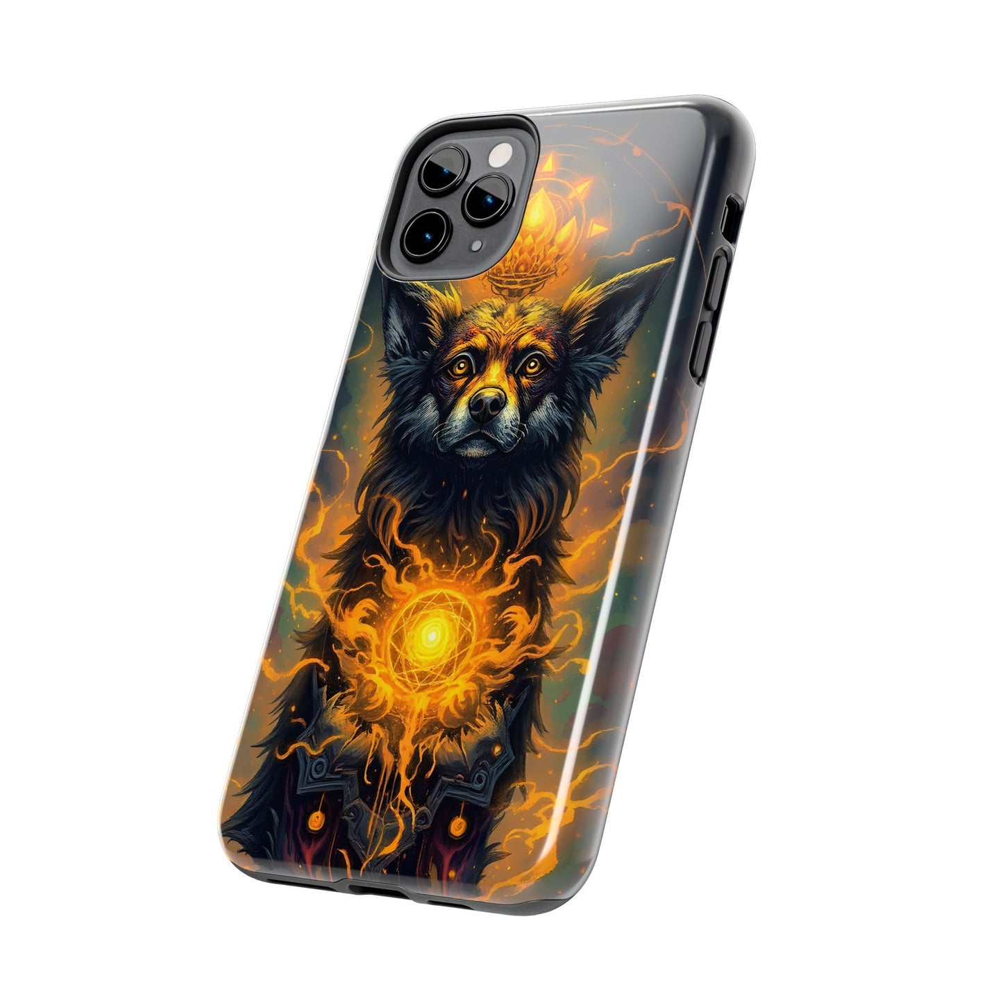 Mystical Dog of Light - Tough Phone Case - Durable Protection with Inspired Artwork - for iPhone
