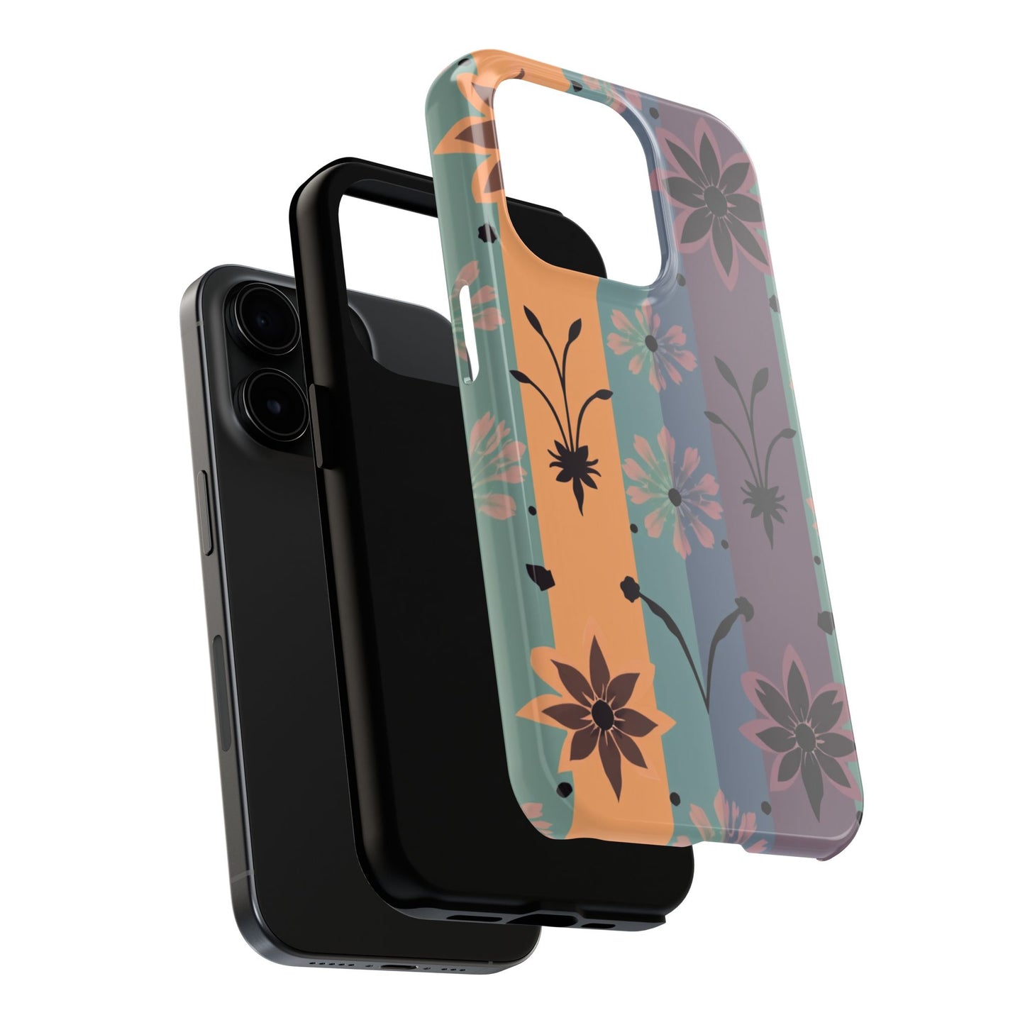 Boho Floral Tough Phone Cases - Durable & Stylish Protection - for iPhone