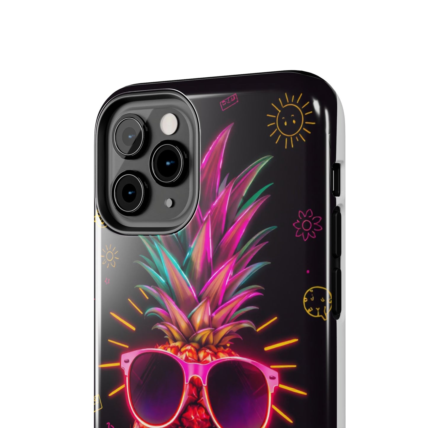 Tough Pineapple Phone Case - Cool, Vibrant Design Perfect for Summer Vibes