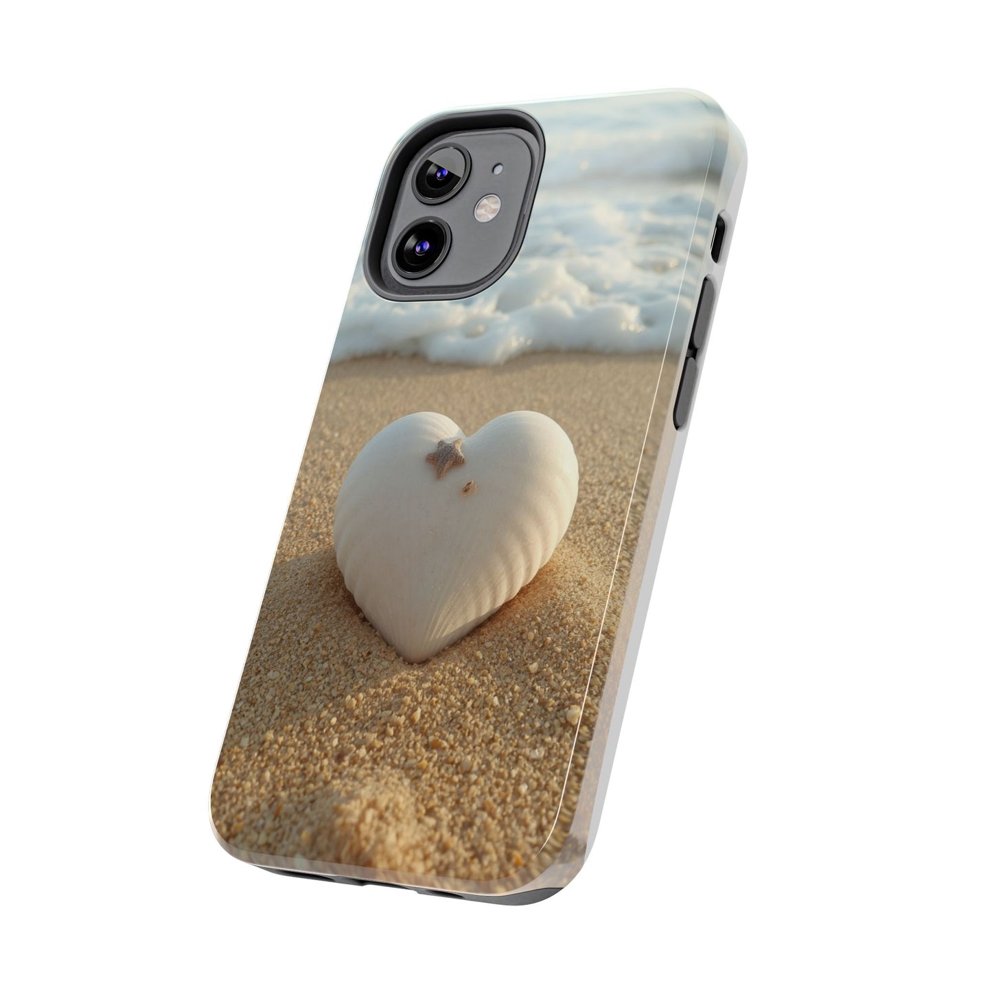Heart Seashell Tough Phone Case for iPhone