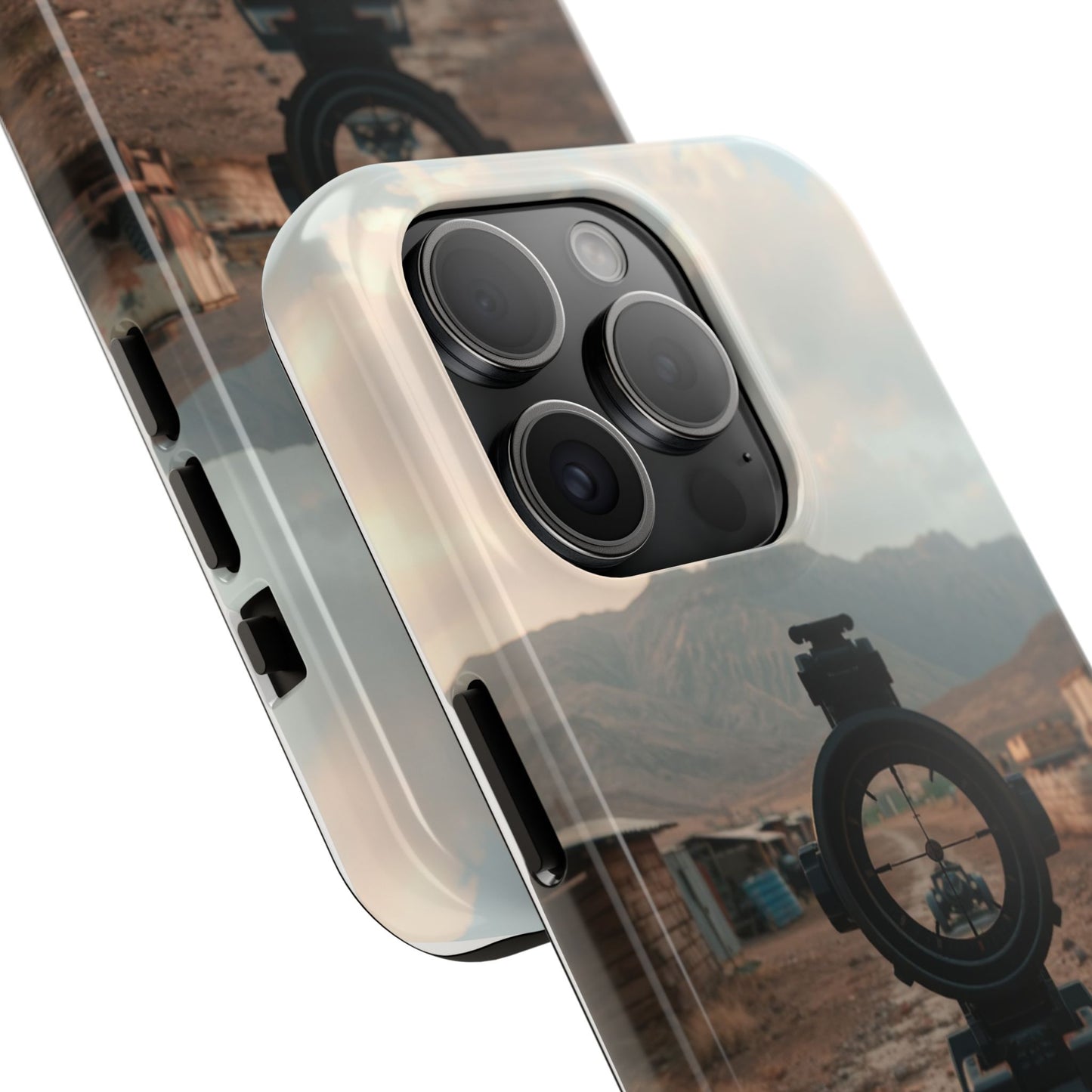 Tough Phone Case - Military Inspired Design with Sniper Scope