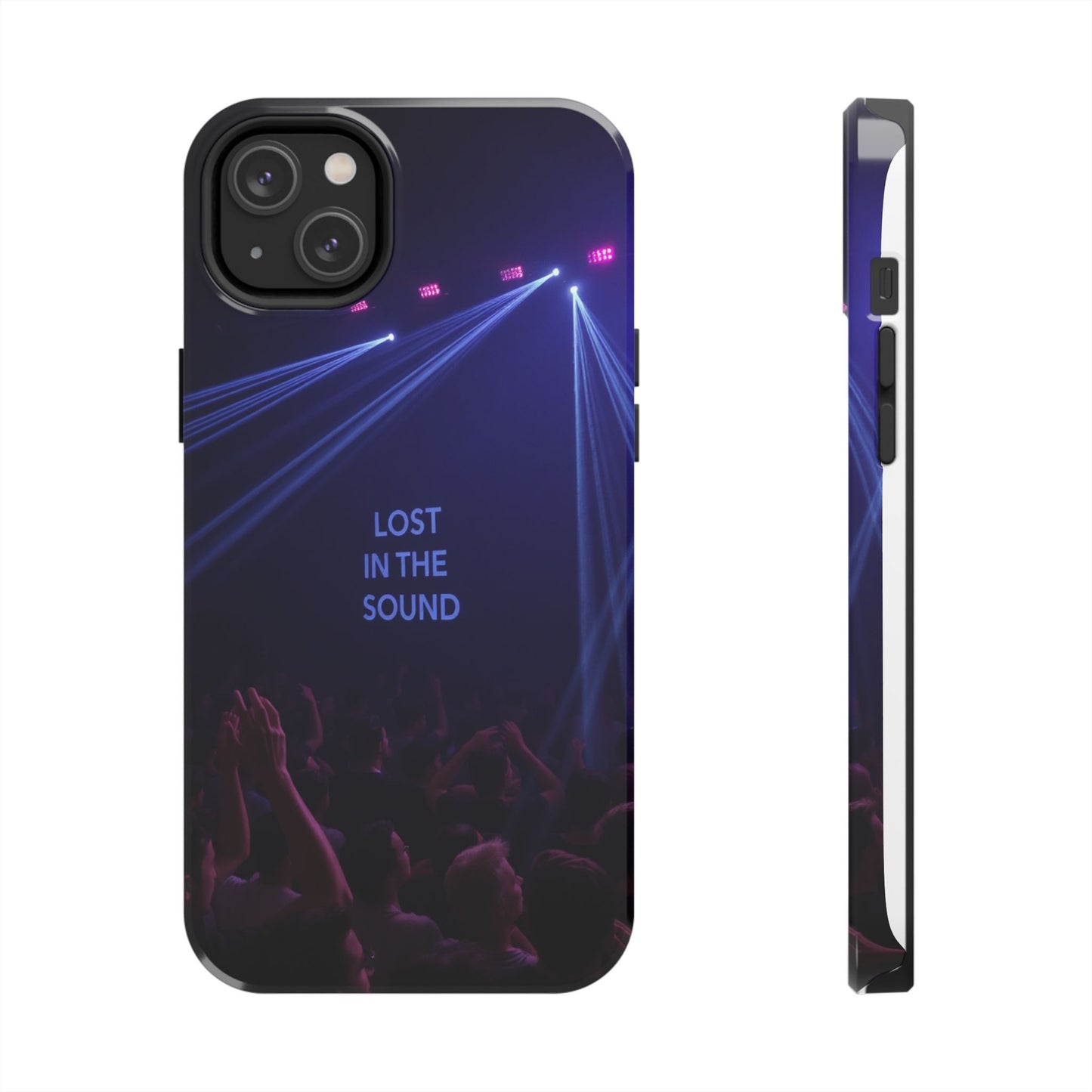 Vibrant Tough Phone Case - 'Lost in the Sound' Design for Music Lovers