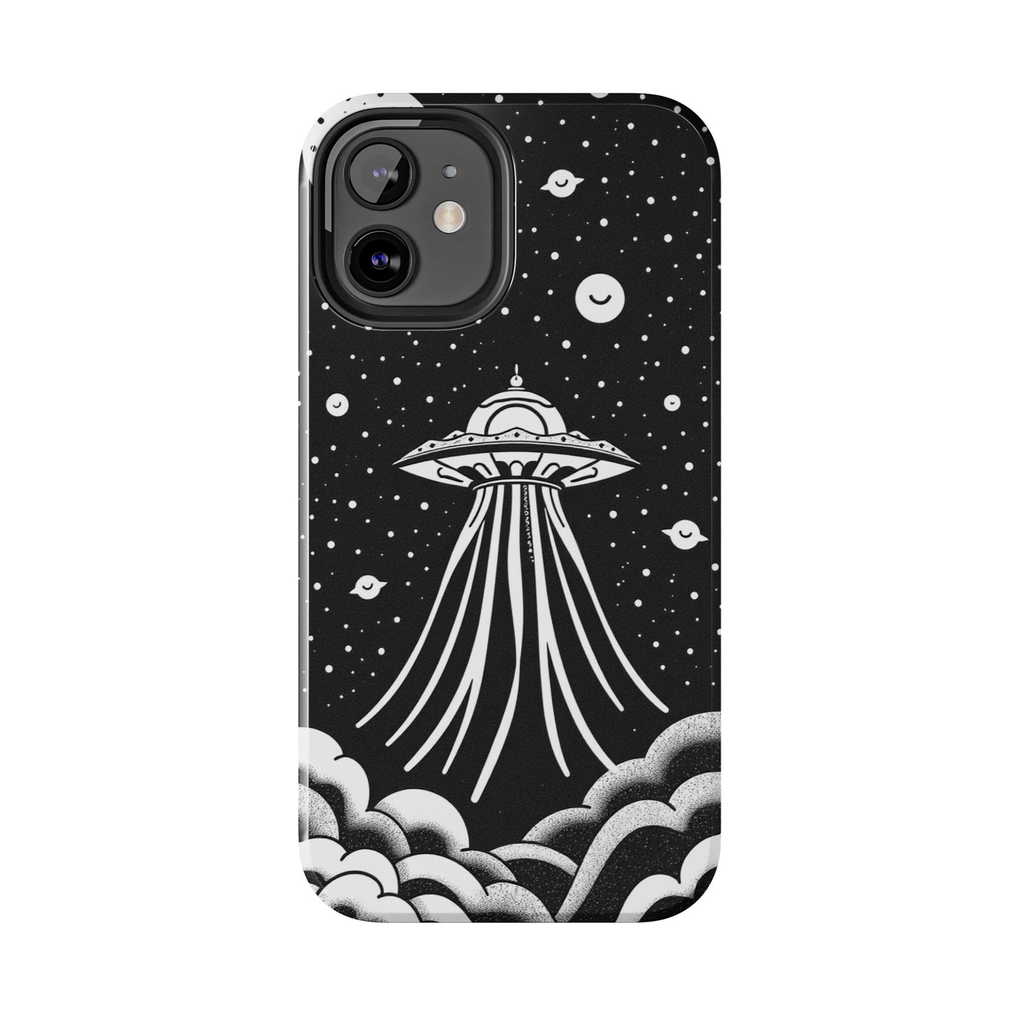 Galaxy UFO Tough Phone Case - Durable Protection with Unique Space Design