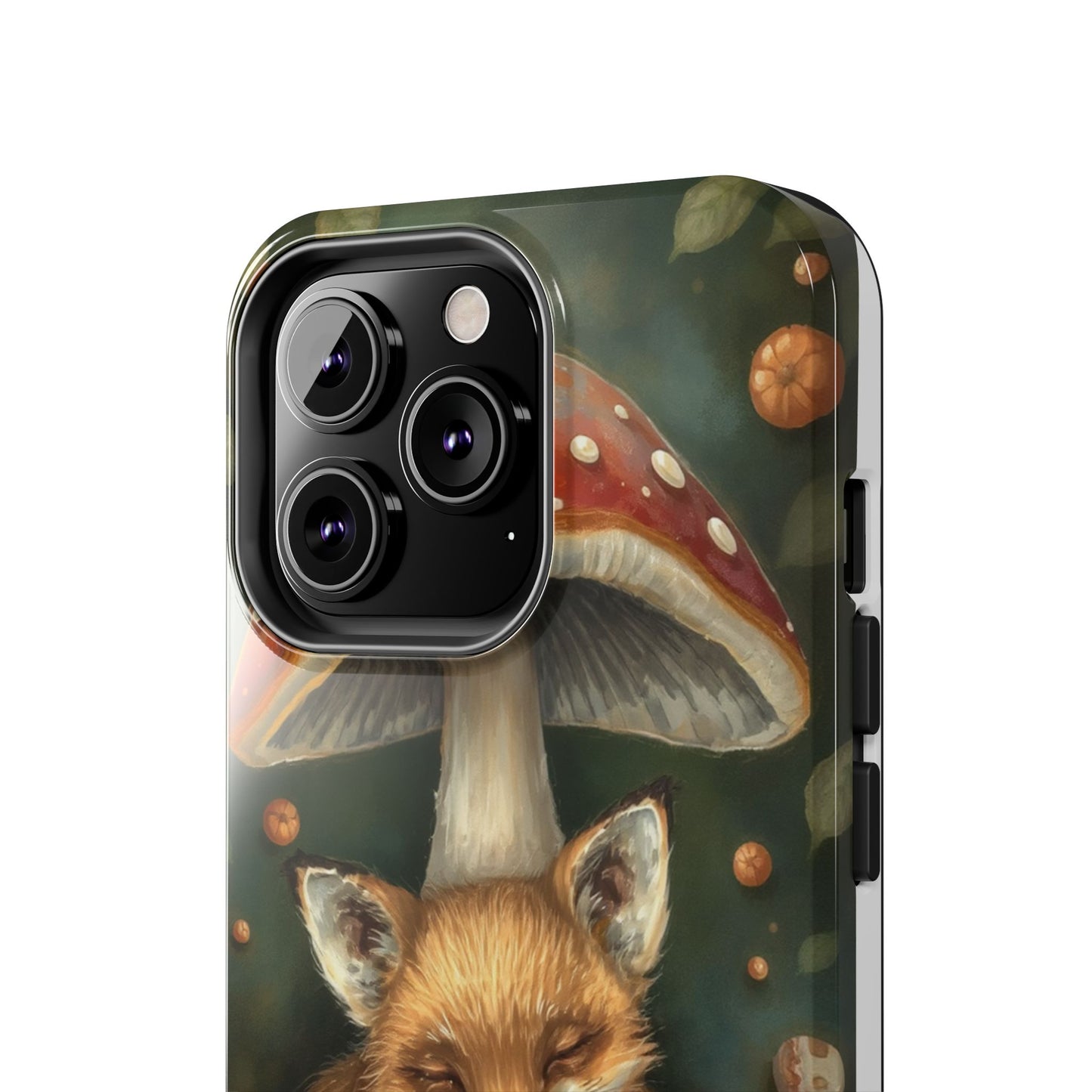 Cute Fox & Mushroom Phone Case - Tough Protective Cover