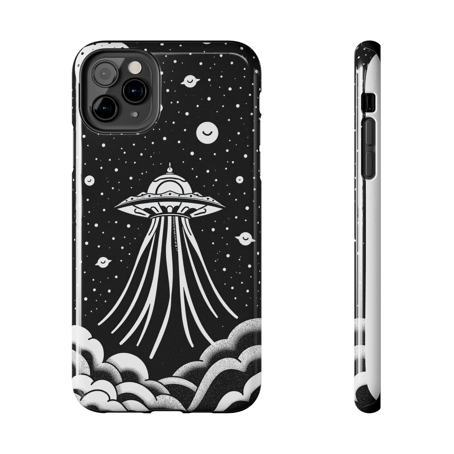 Galaxy UFO Tough Phone Case - Durable Protection with Unique Space Design