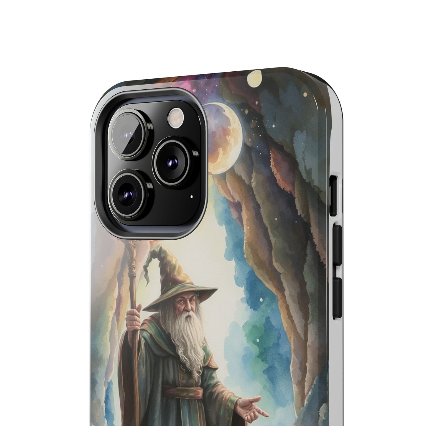 Magical Wizard Phone Case - Tough, Durable Phone Cover for Fantasy Lovers, Geek Gift, Unique Design, Celestial Phone Accessory