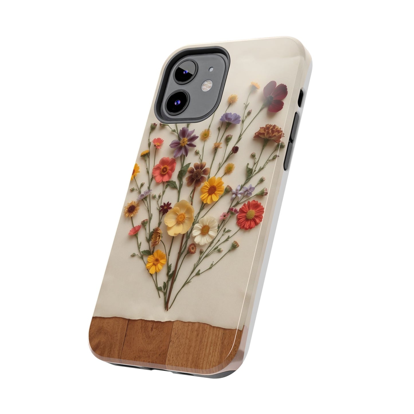 Floral Tough Phone Case - Durable Protection with Nature-Inspired Design