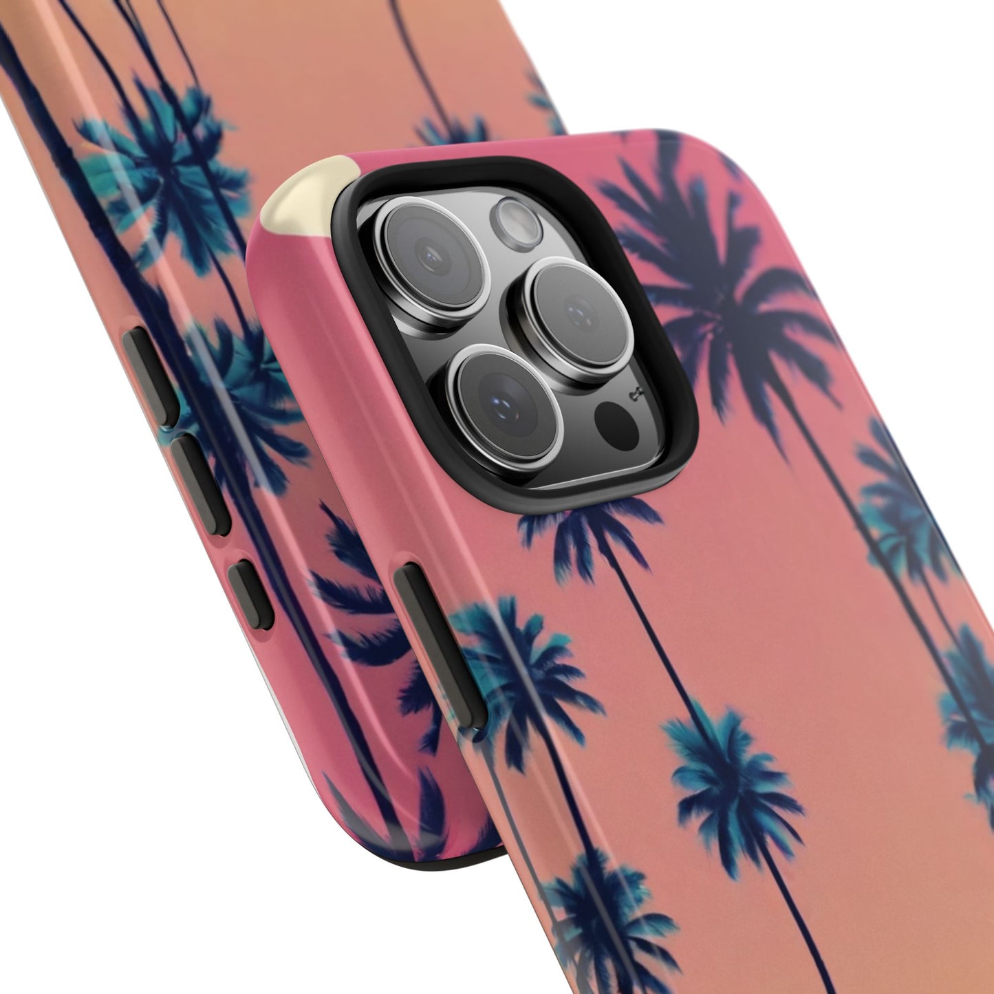 Tropical Beach Vibe Tough Phone Case - Vintage Van Design - for iPhone