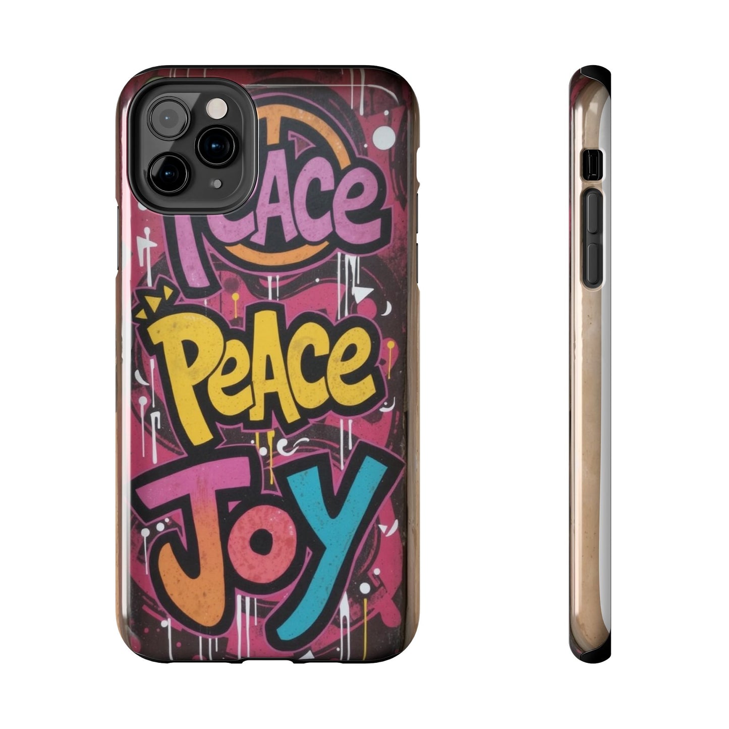 Colorful Peace Joy Tough Phone Case